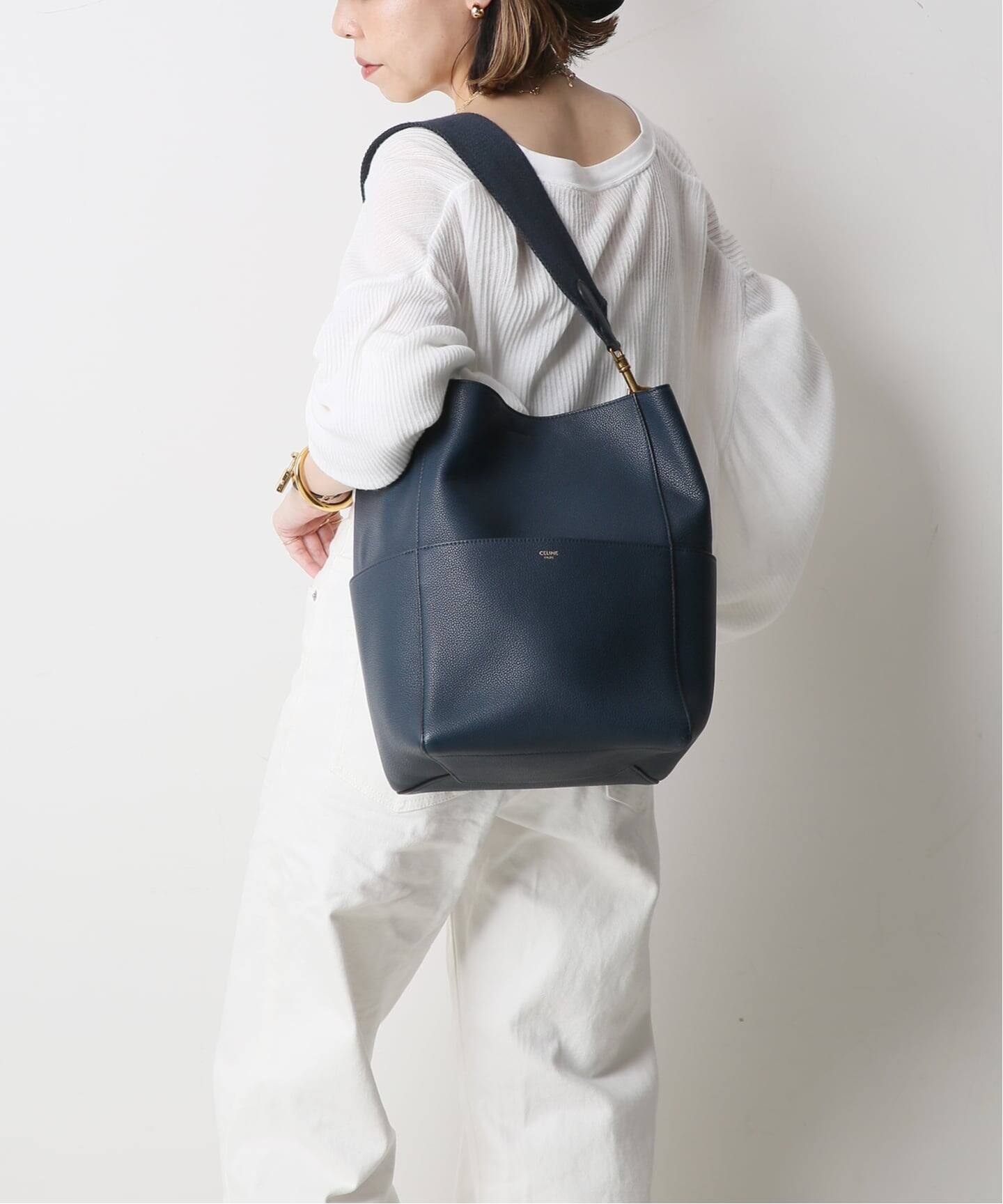 CELINE セリーヌ サングル　ラージ CELINE/セリーヌ】Sangle bucket（ショルダーバッグ）｜DECOUVERTE