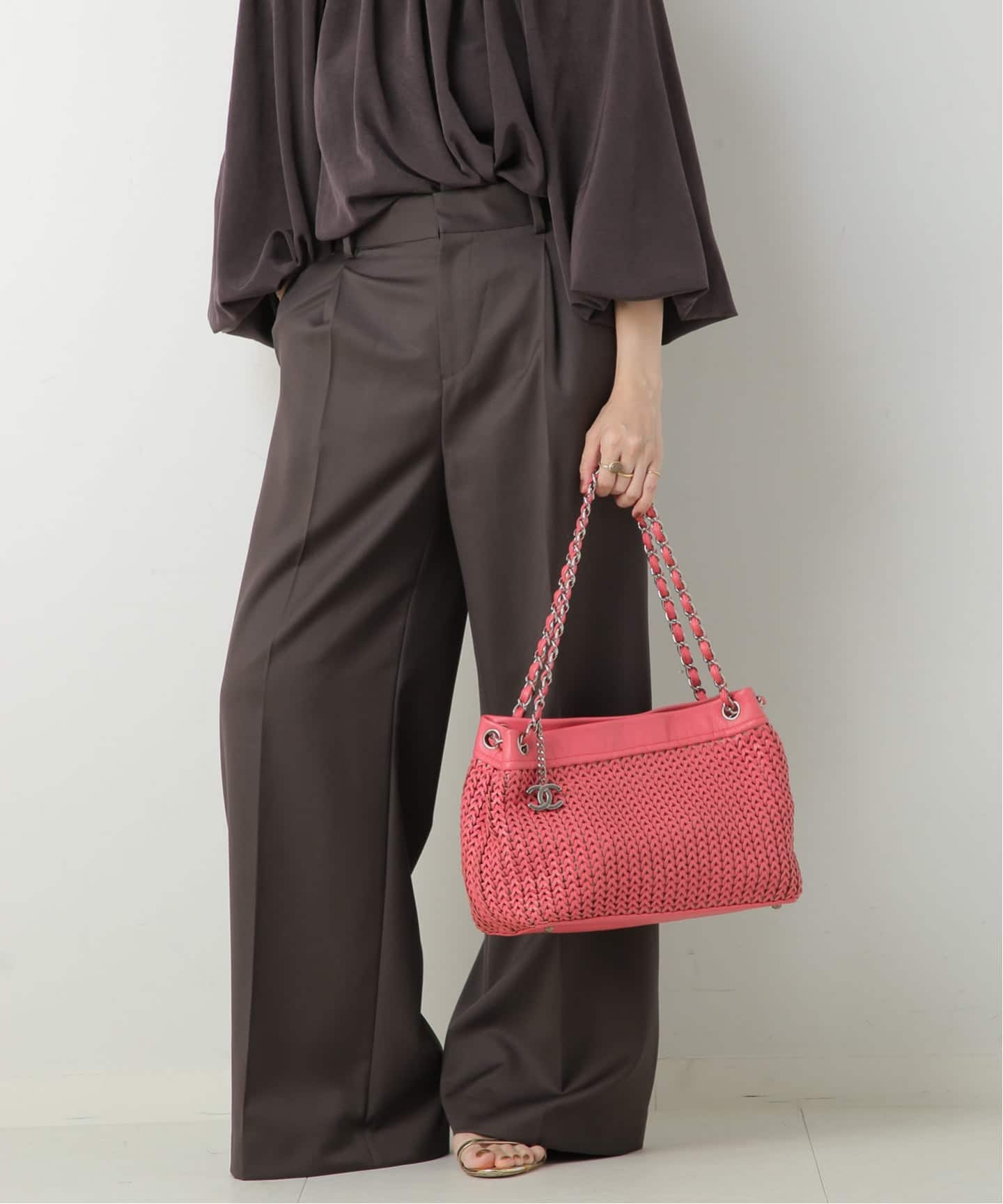 VINTAGE CHANEL/シャネル】チェーンショルダーバッグ mesh（ショルダー