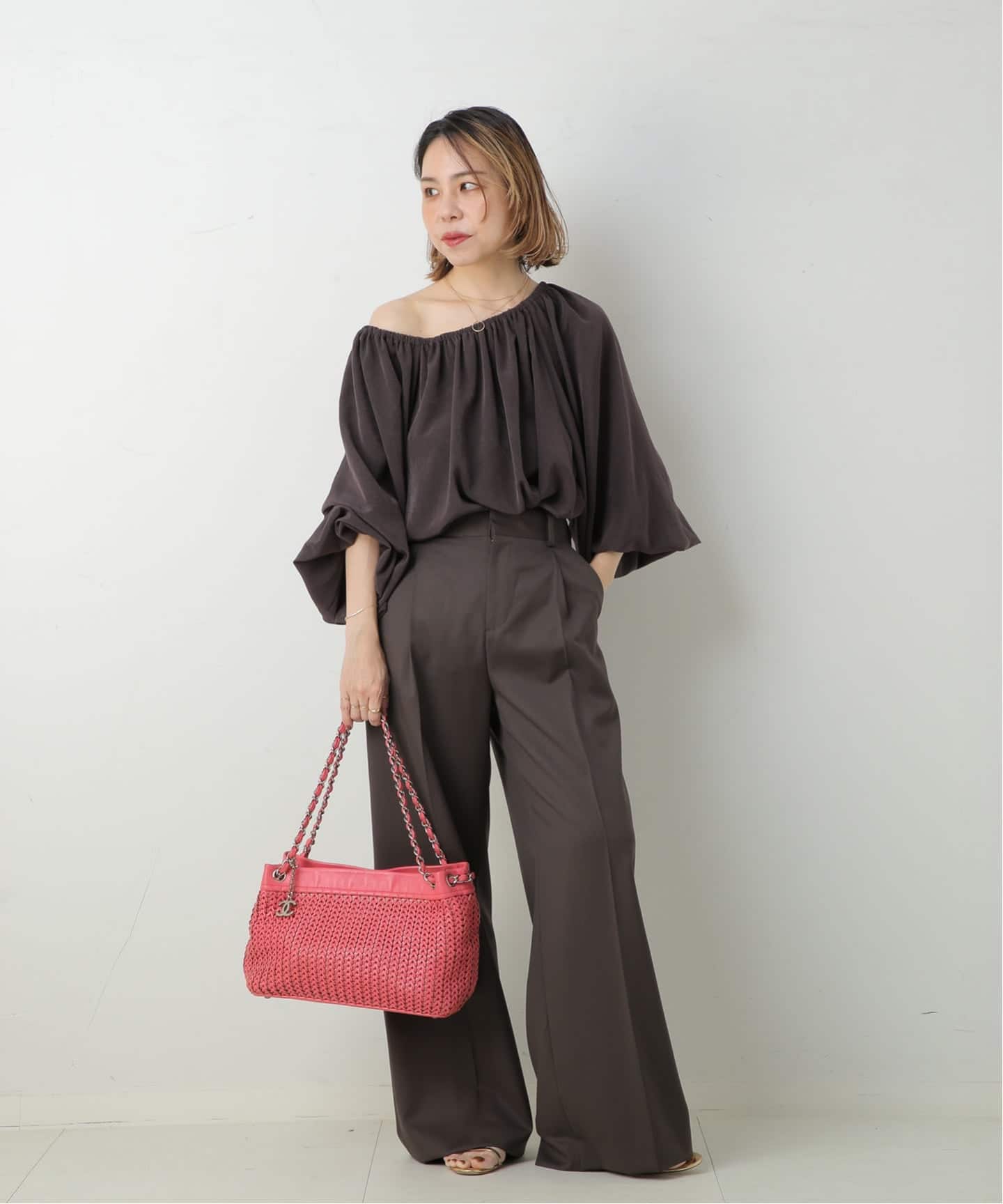 VINTAGE CHANEL/シャネル】チェーンショルダーバッグ mesh（ショルダー