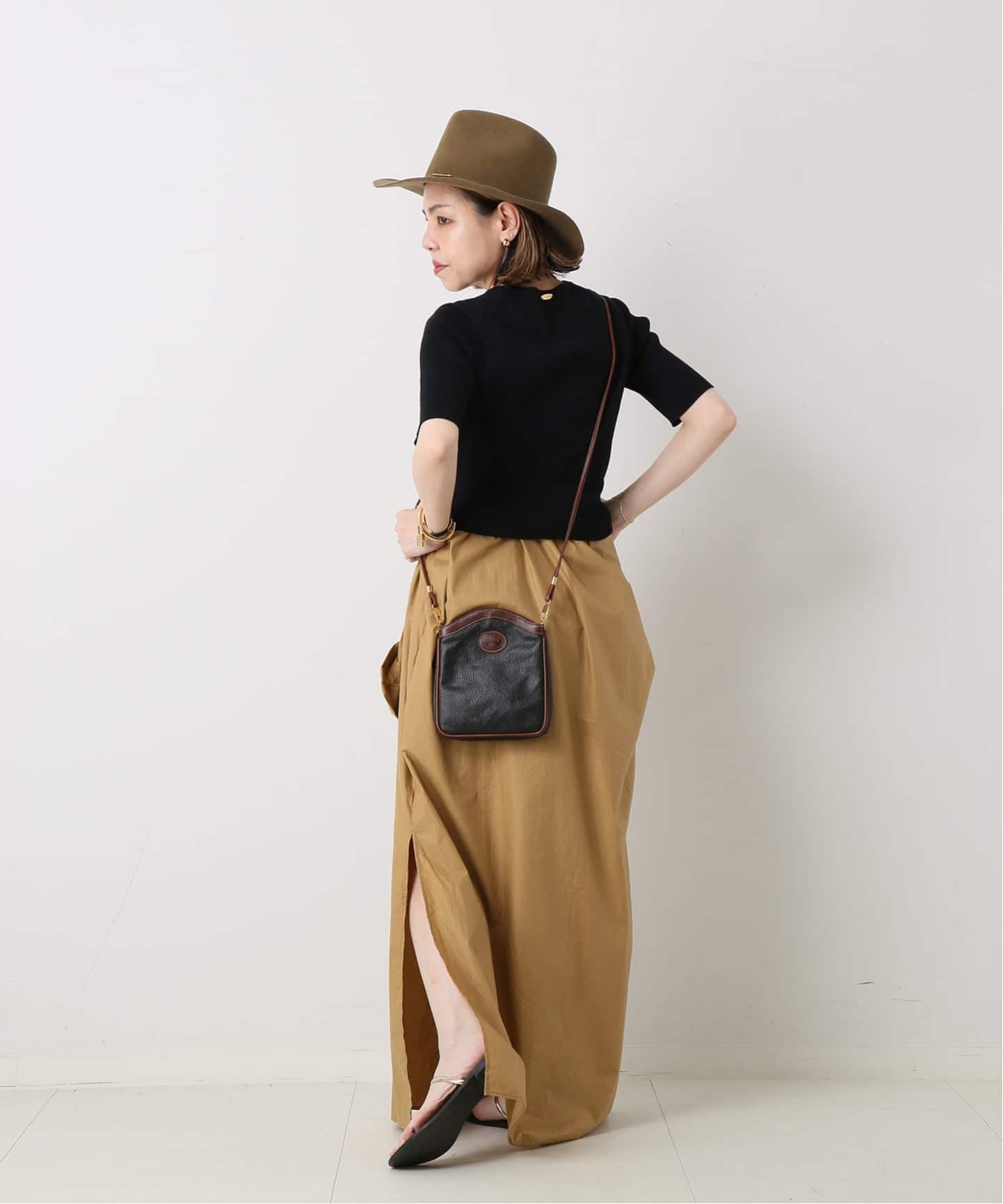 GUCCI Plus グッチプラス ヴィンテージ ショルダーバッグ ブラック VINTAGE GUCCI Plus/グッチ プラス】ミニショルダーバッグ（ショルダー