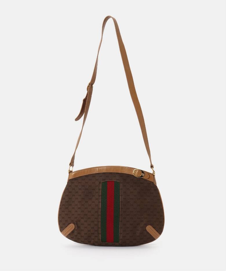 VINTAGE GUCCI/グッチ】ショルダーバッグ micro gg web（ショルダー 