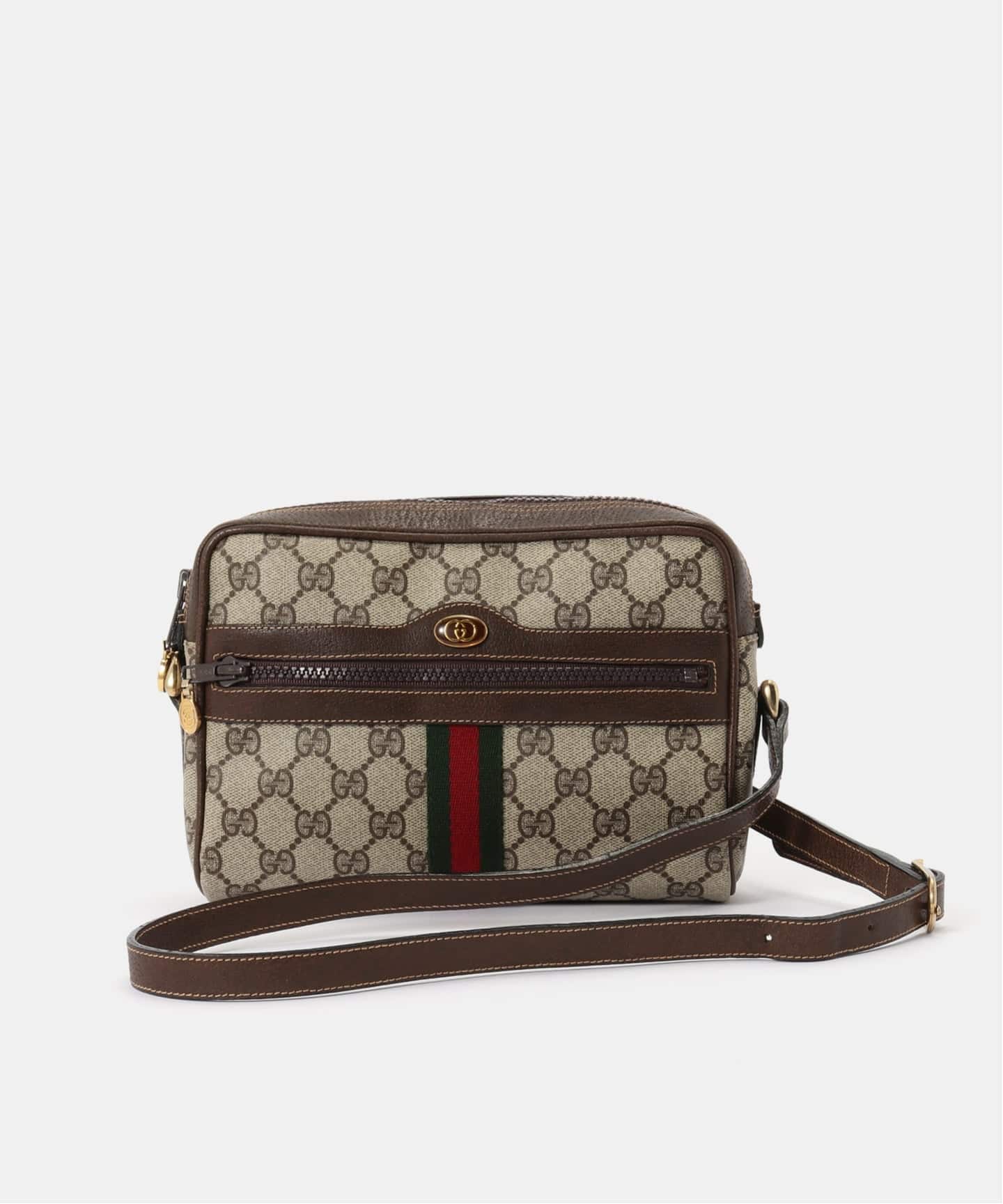 VINTAGE GUCCI/グッチ】ショルダーバッグ gg web（ショルダーバッグ