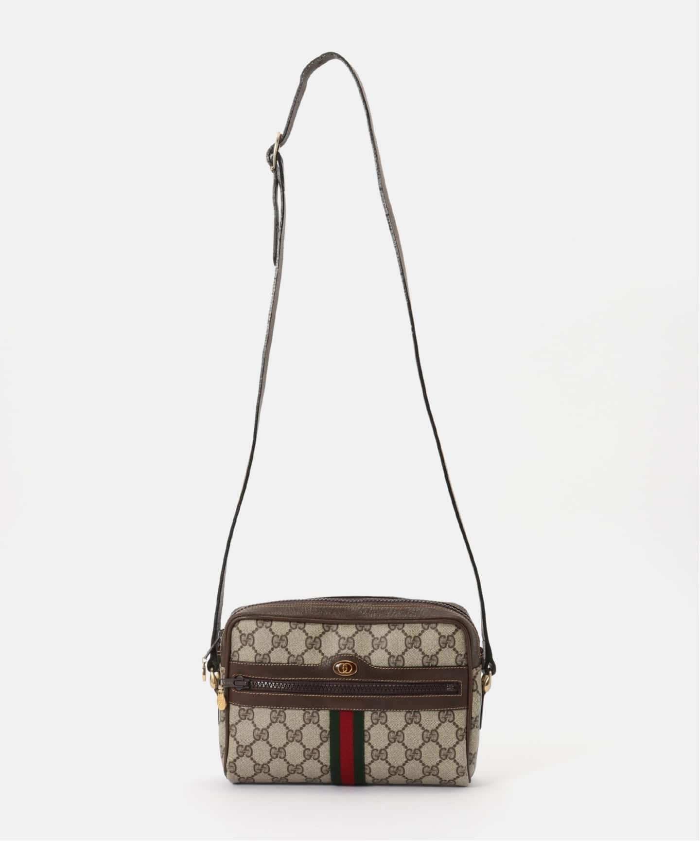 VINTAGE GUCCI/グッチ】ショルダーバッグ gg web（ショルダーバッグ
