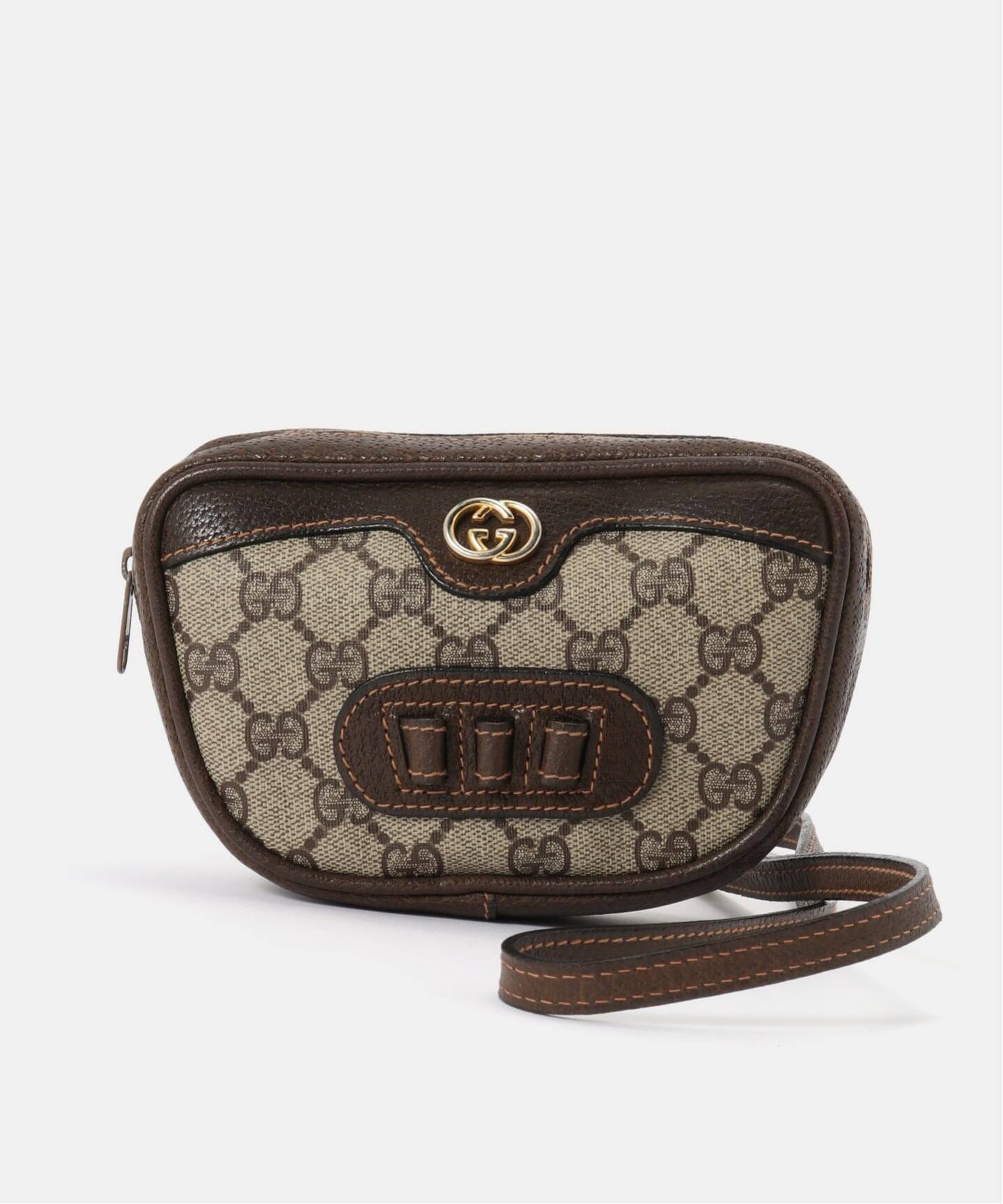 VINTAGE GUCCI/グッチ】ミニショルダーバッグ gg（ショルダーバッグ