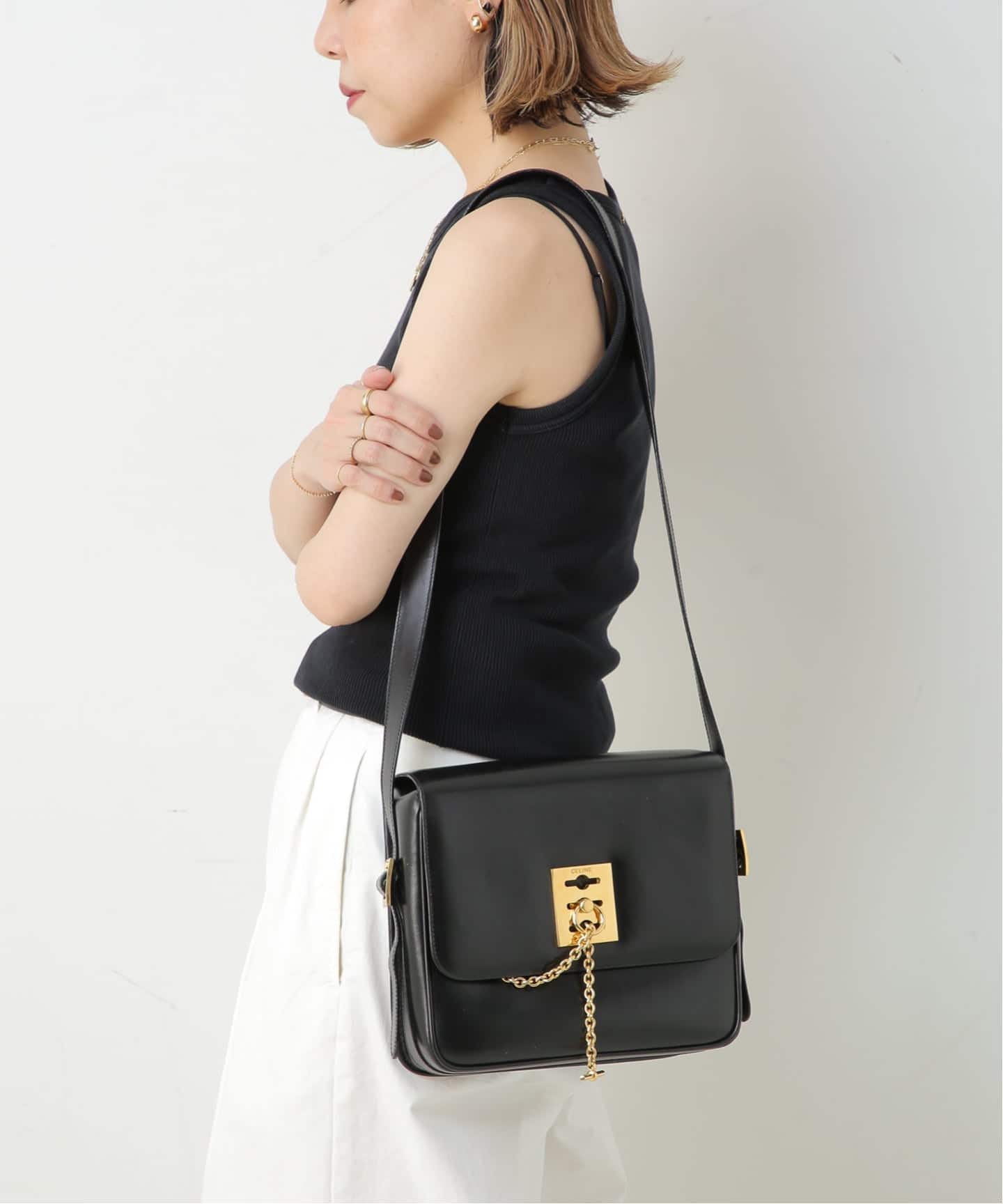 CELINE ノベルティショルダーバッグ VINTAGE CELINE/セリーヌ】ショルダーバッグ（ショルダーバッグ