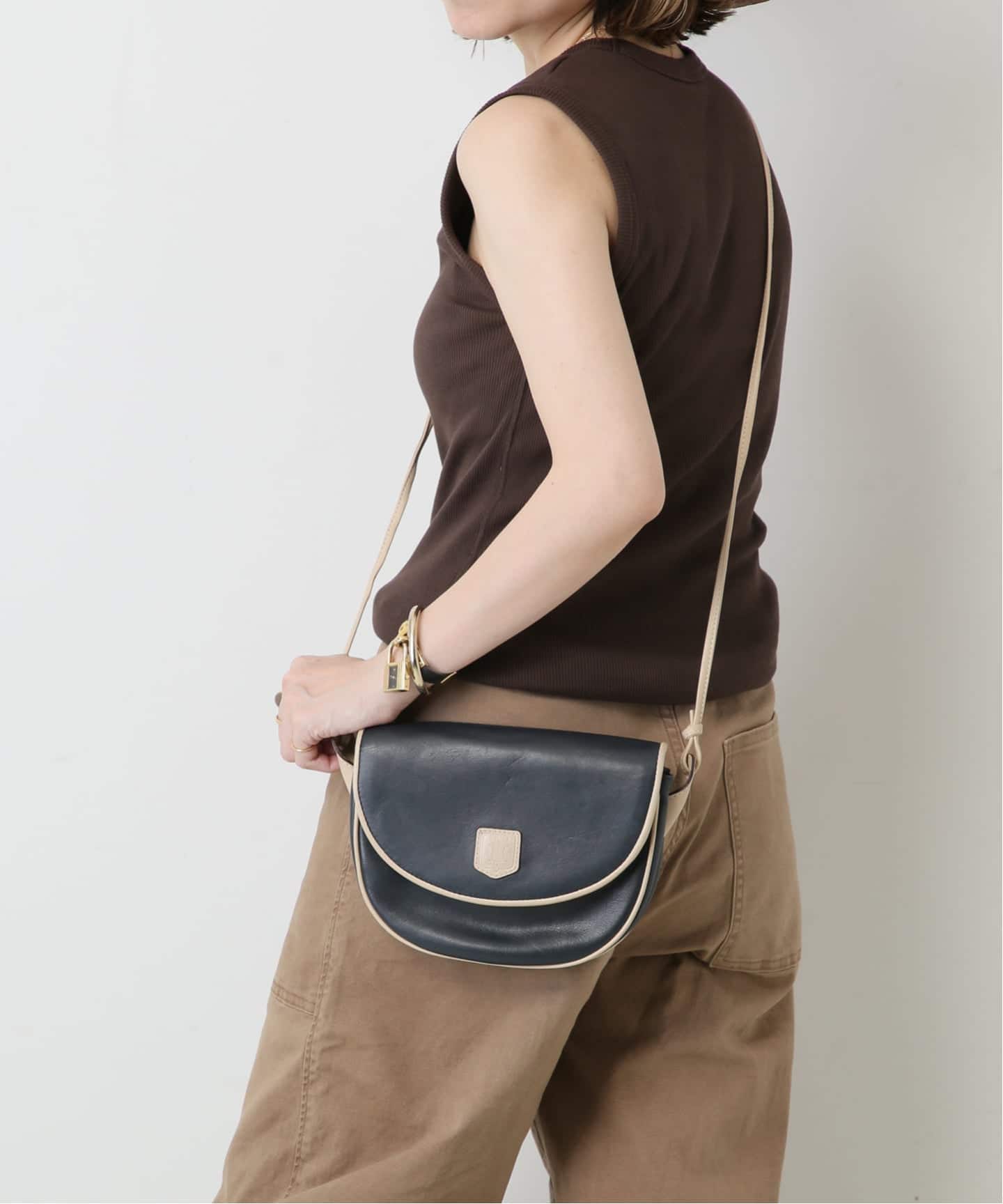 CELINE セリーヌ　ヴィンテージ　ショルダーバック VINTAGE CELINE/セリーヌ】ショルダーバッグ（ショルダーバッグ