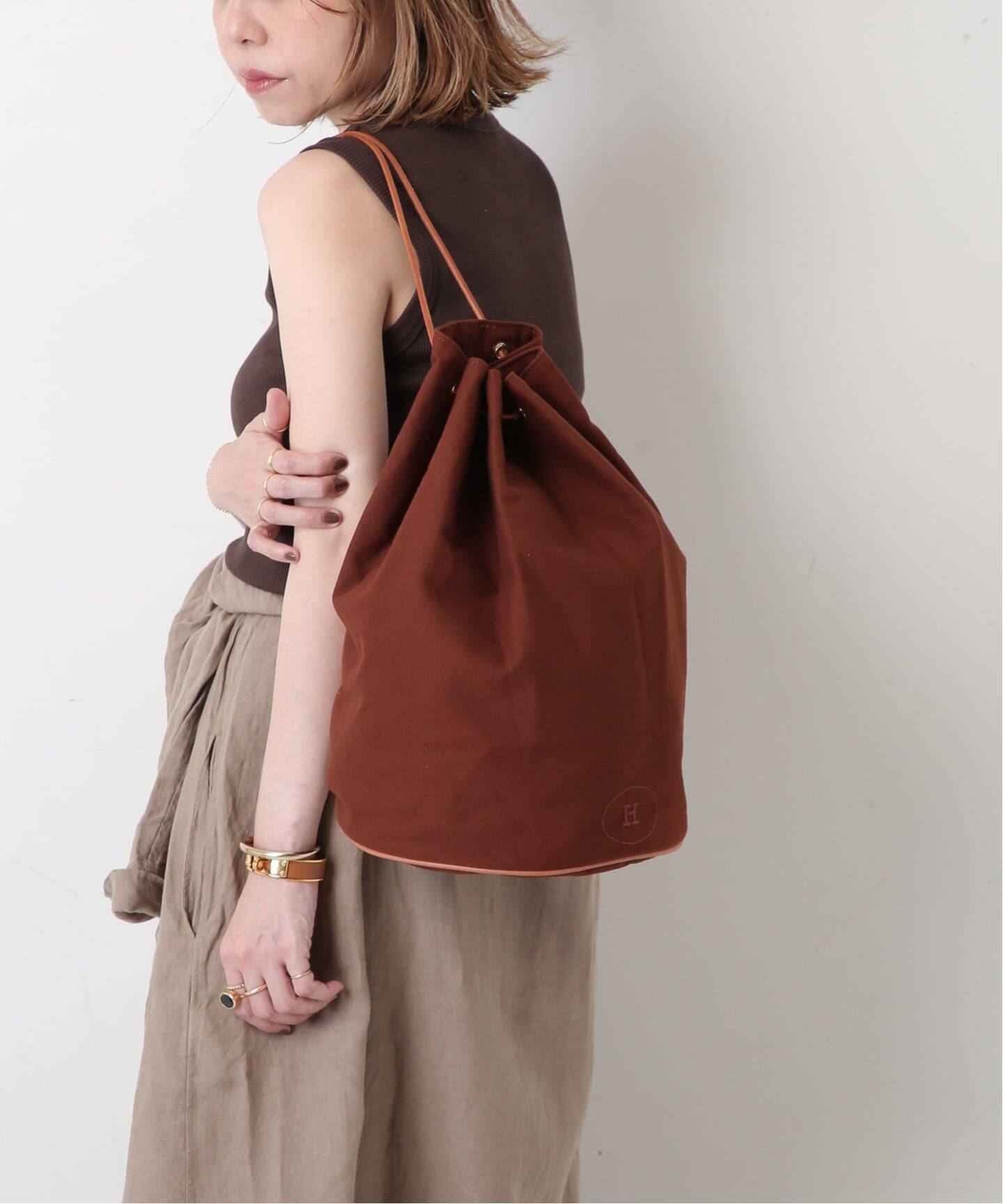 VINTAGE HERMES/エルメス】Polochon mimile gm（ショルダーバッグ