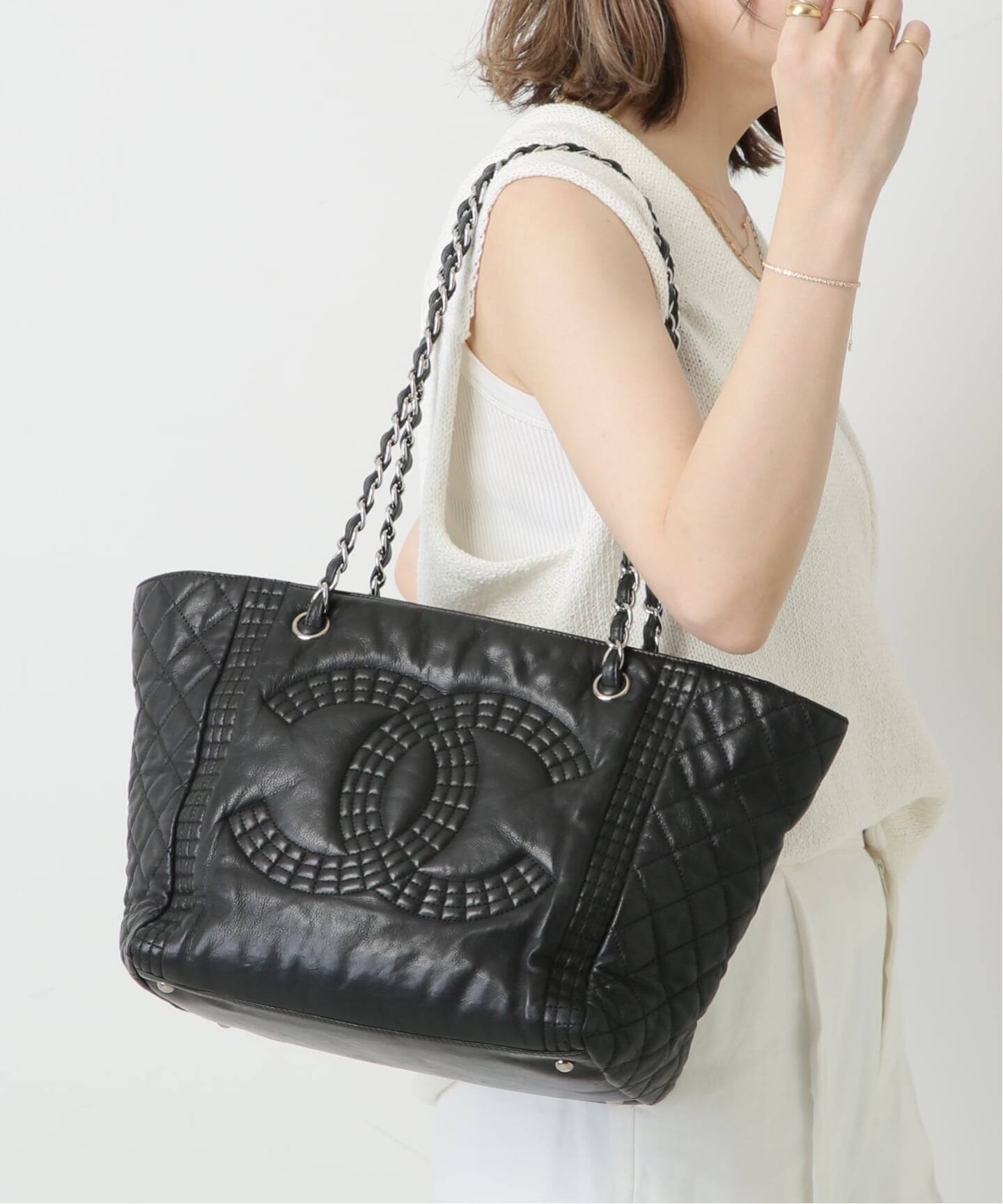 VINTAGE CHANEL/シャネル】Matelasse チェーンショルダーバッグ 