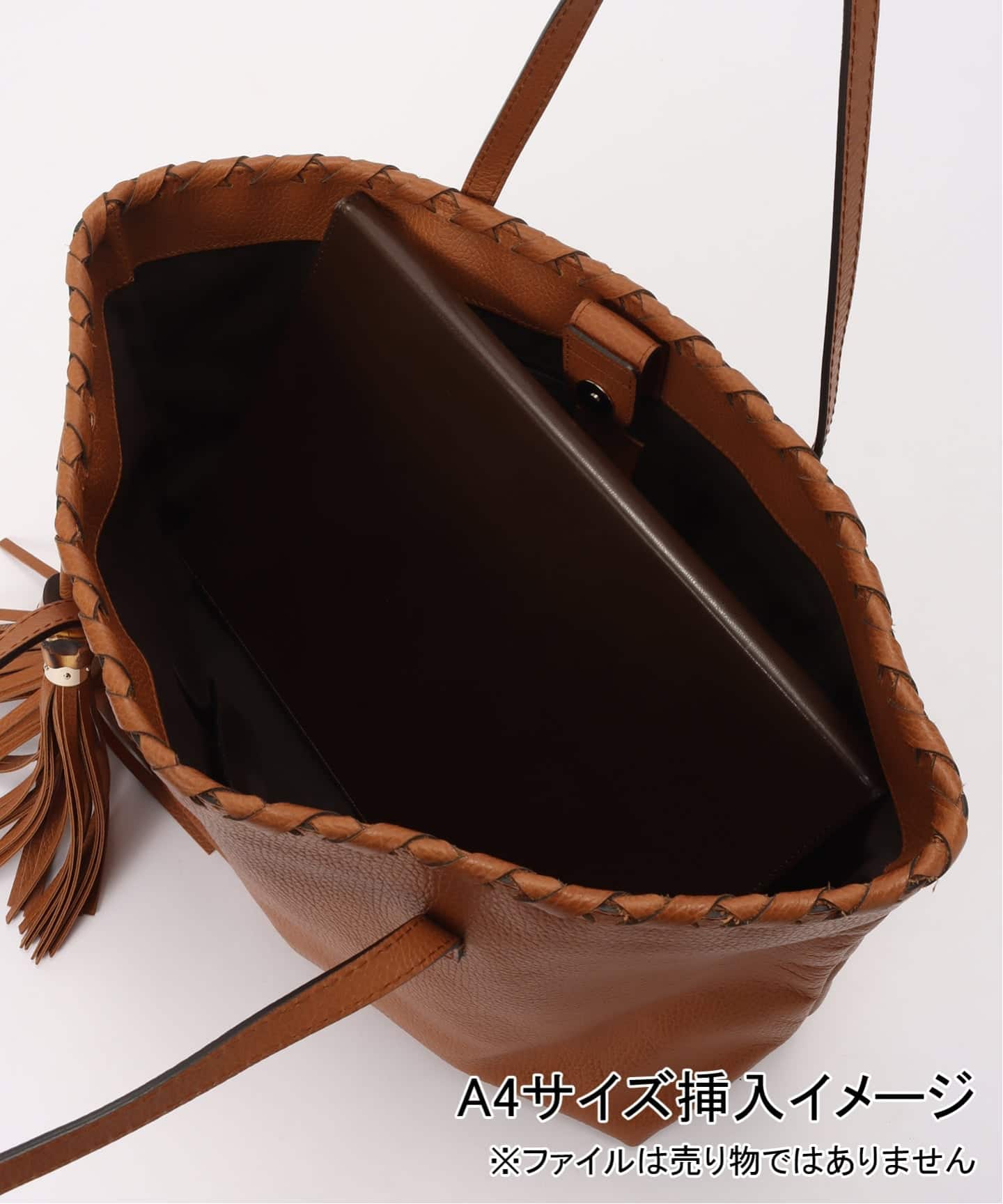美品✨GUCCI トムフォード期 レザー トートバッグ A4収納 ヴィンテージ