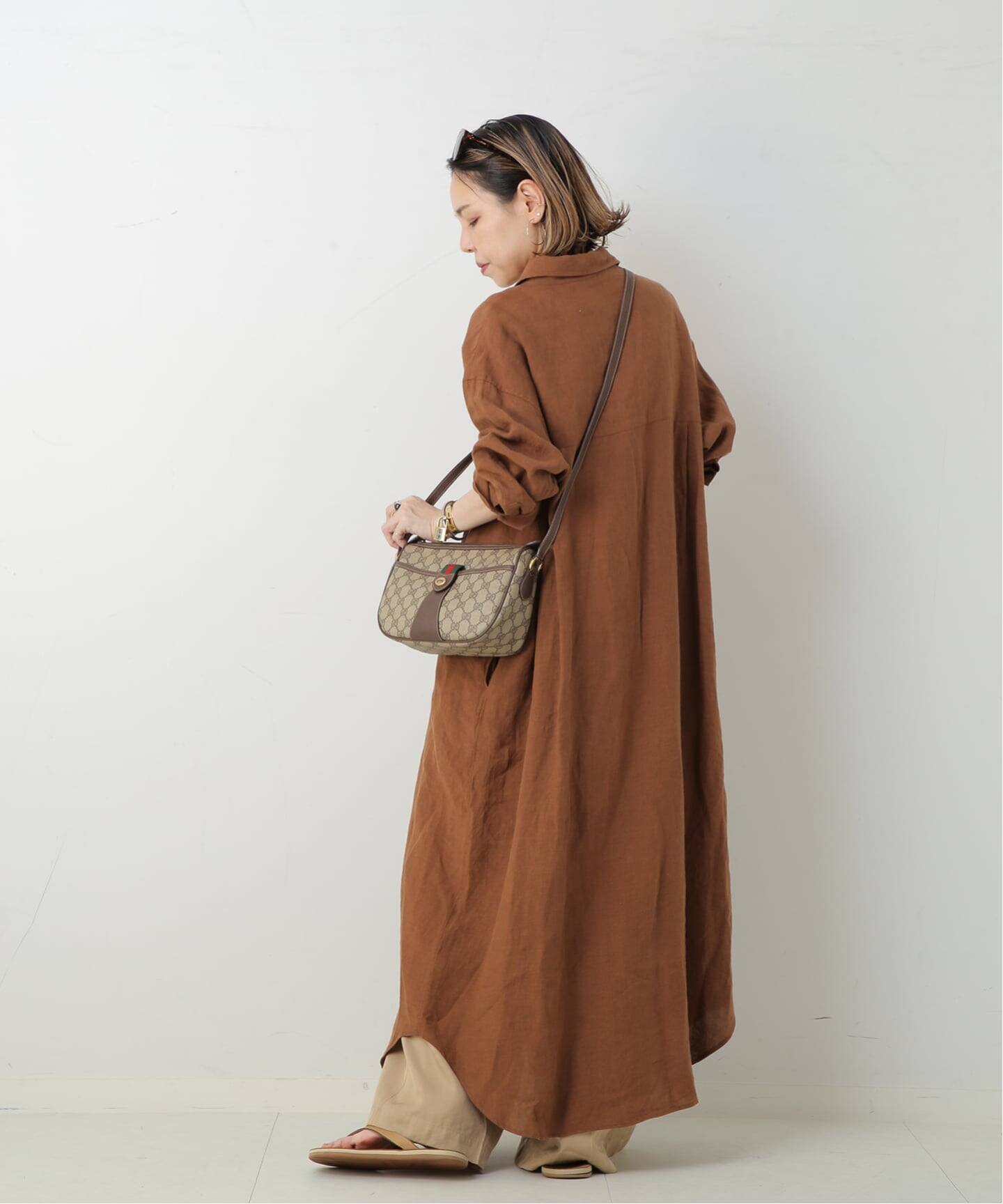 VINTAGE GUCCI/グッチ】ショルダーバッグ gg web（ショルダーバッグ