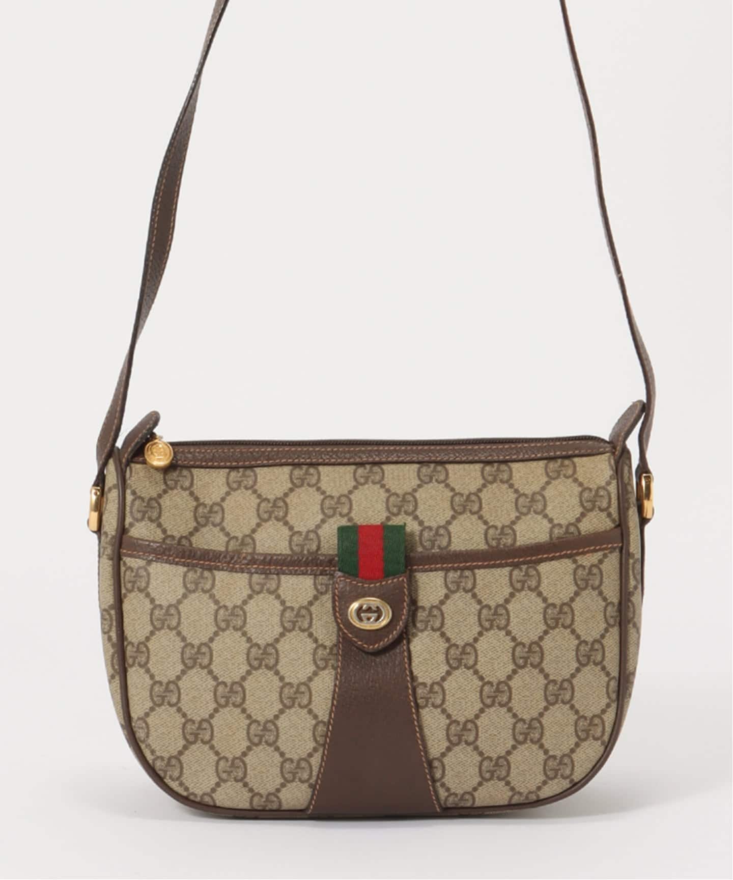 VINTAGE GUCCI/グッチ】ショルダーバッグ gg web（ショルダーバッグ