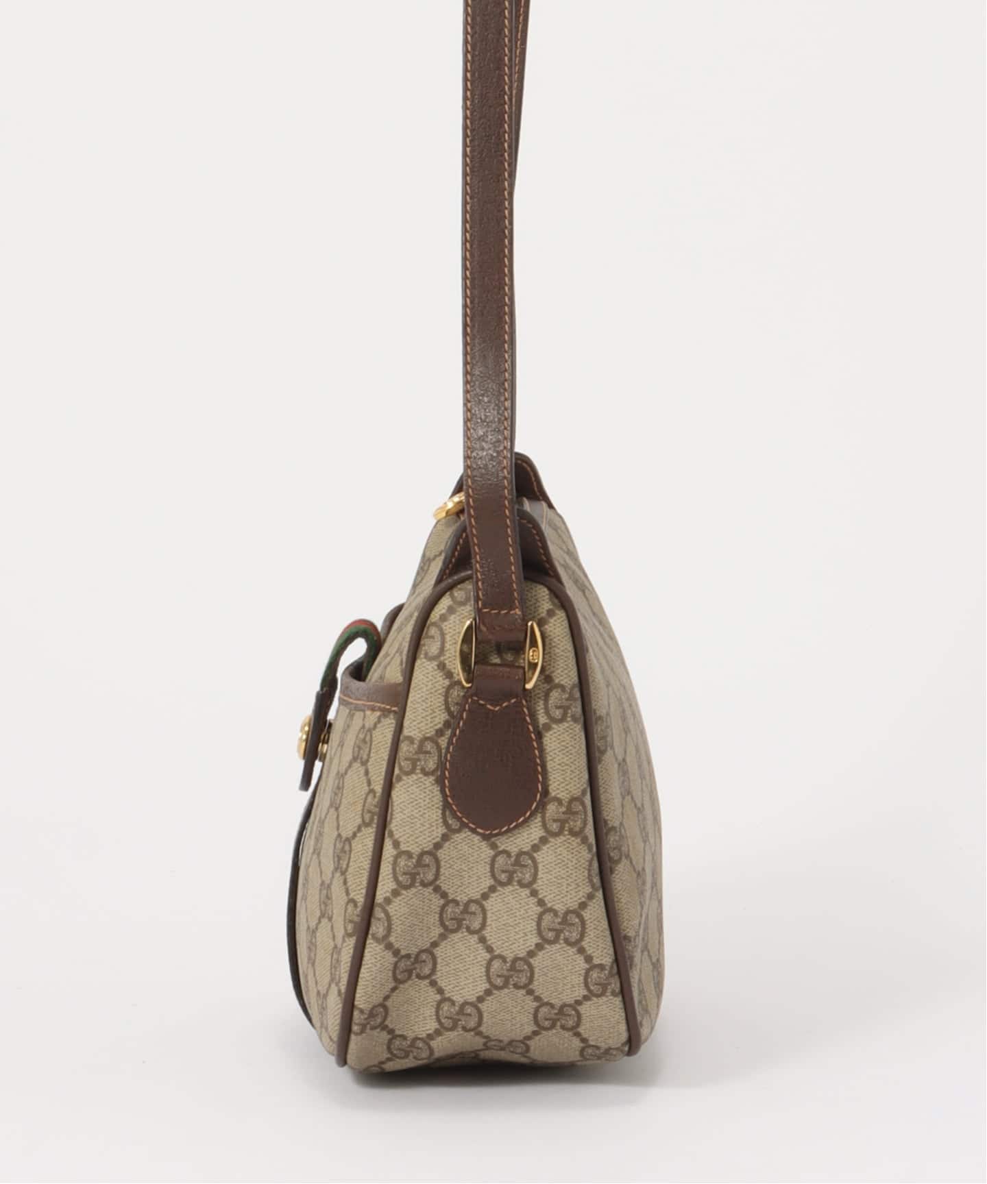 VINTAGE GUCCI/グッチ】ショルダーバッグ gg web（ショルダーバッグ