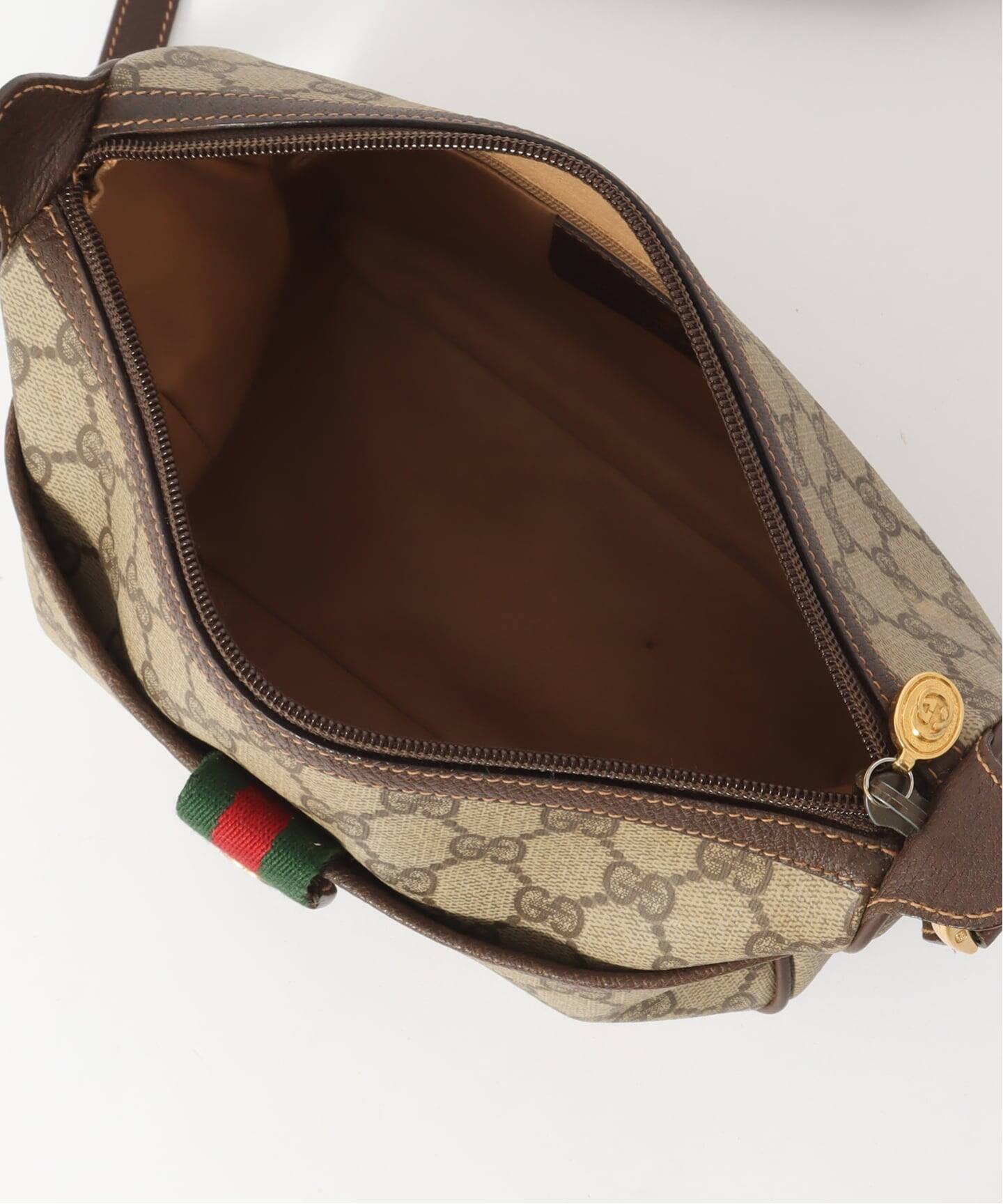 VINTAGE GUCCI/グッチ】ショルダーバッグ gg web（ショルダーバッグ