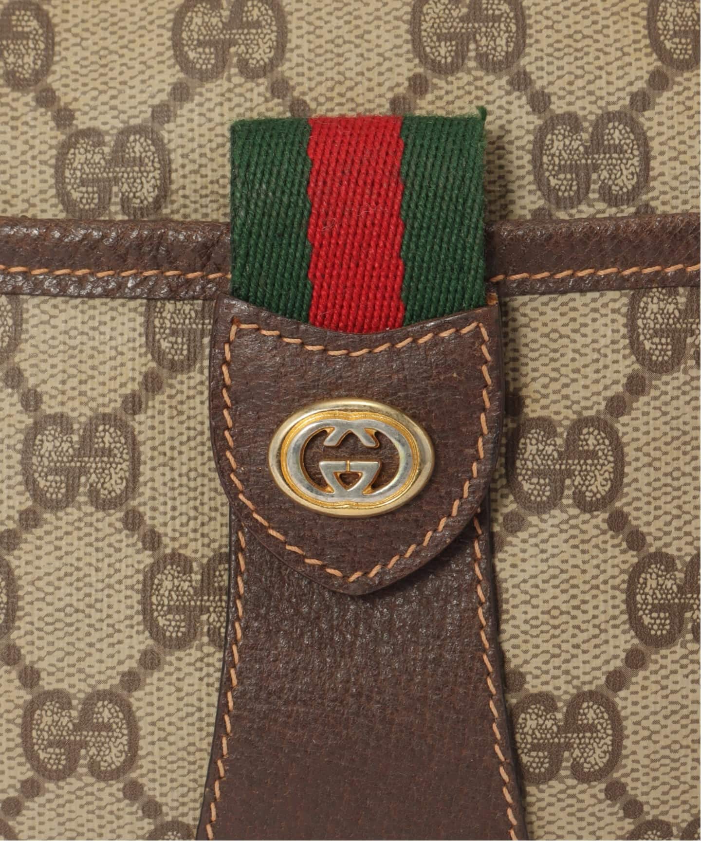 VINTAGE GUCCI/グッチ】ショルダーバッグ gg web（ショルダーバッグ