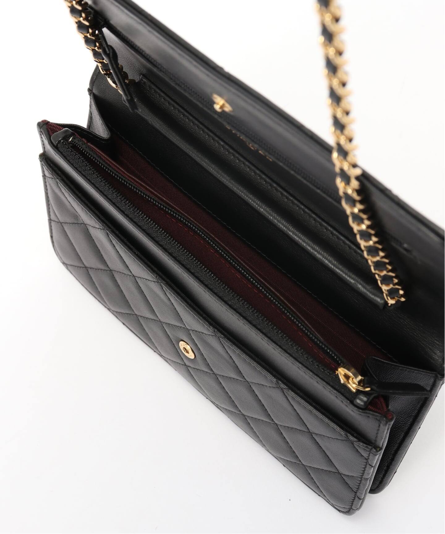 CHANEL/シャネル】 Matelasse chain wallet（ショルダーバッグ