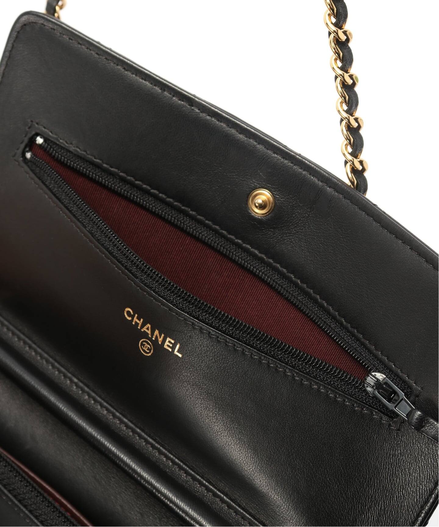 CHANEL/シャネル】 Matelasse chain wallet（ショルダーバッグ