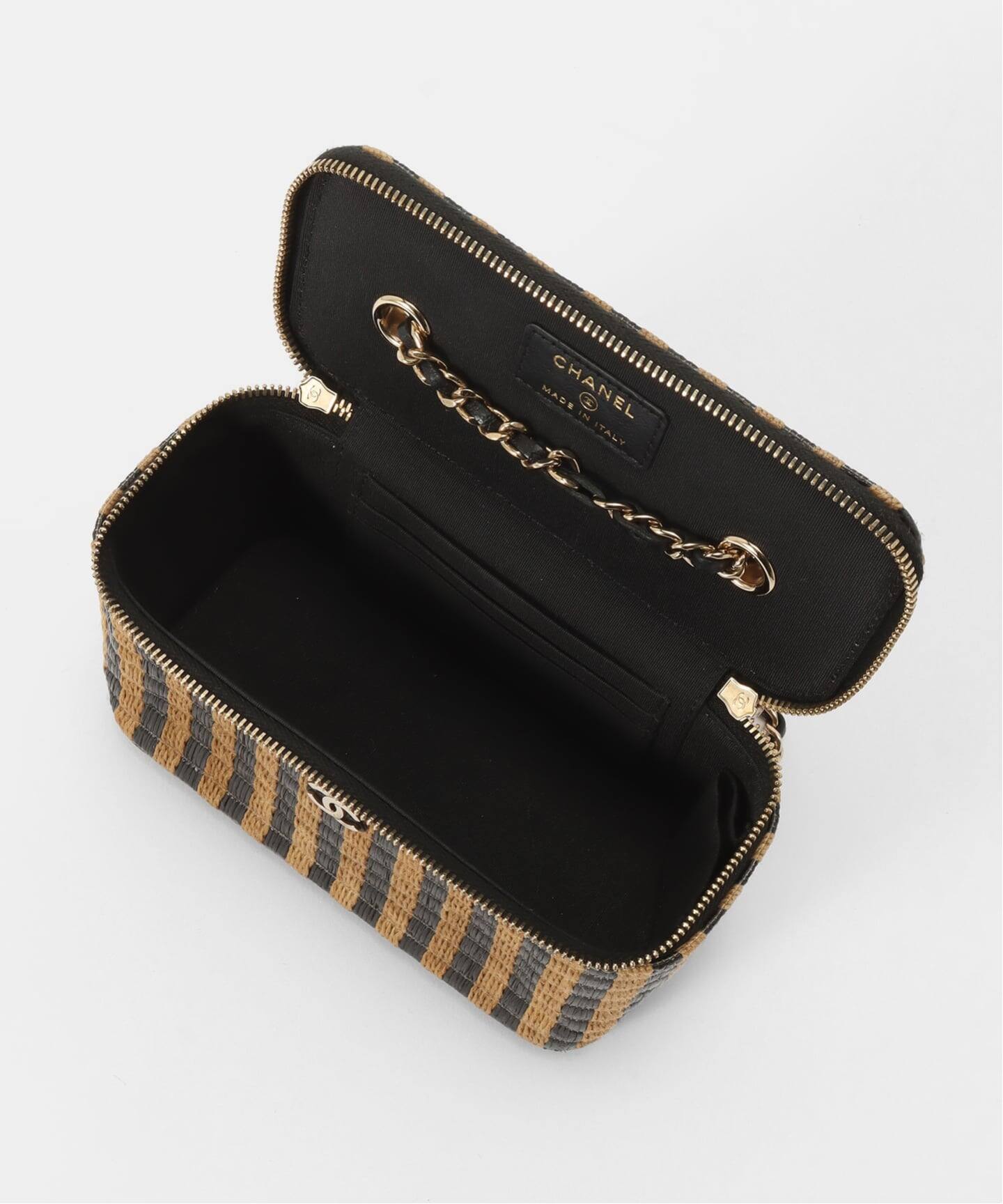 CHANEL/シャネル】バニティショルダーバッグ raffia（ショルダーバッグ