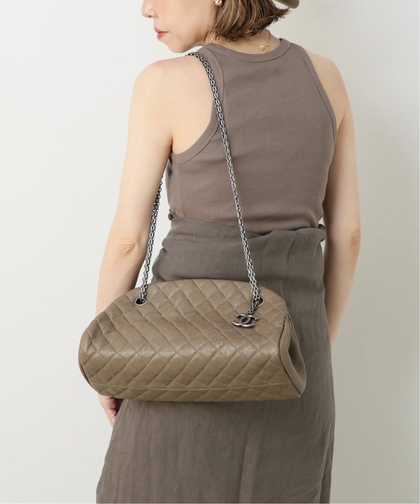 VINTAGE CHANEL/シャネル】 Matelasse チェーンショルダーバッグ