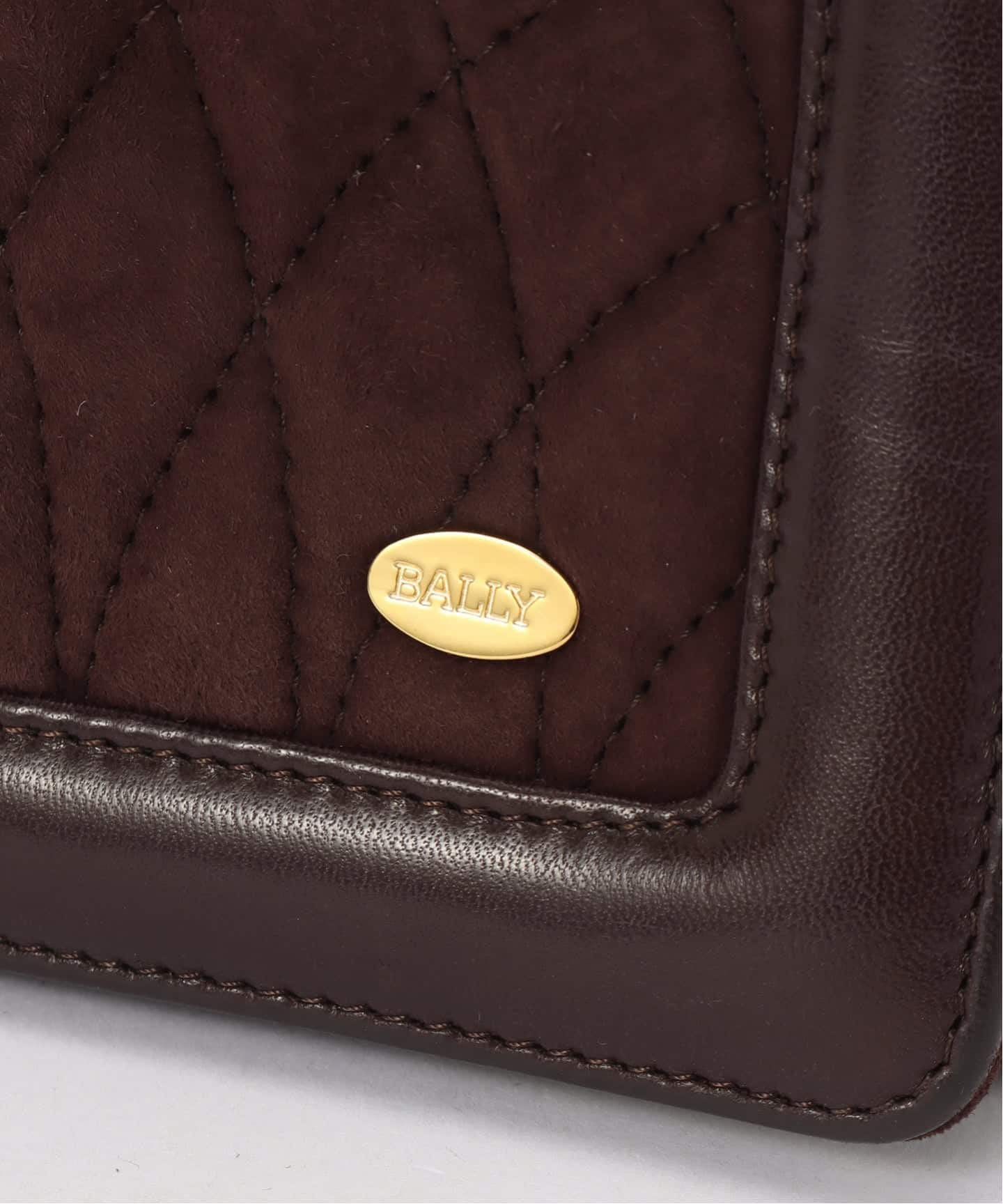 VINTAGE BALLY/バリー】チェーンショルダーバッグ suede（ショルダー