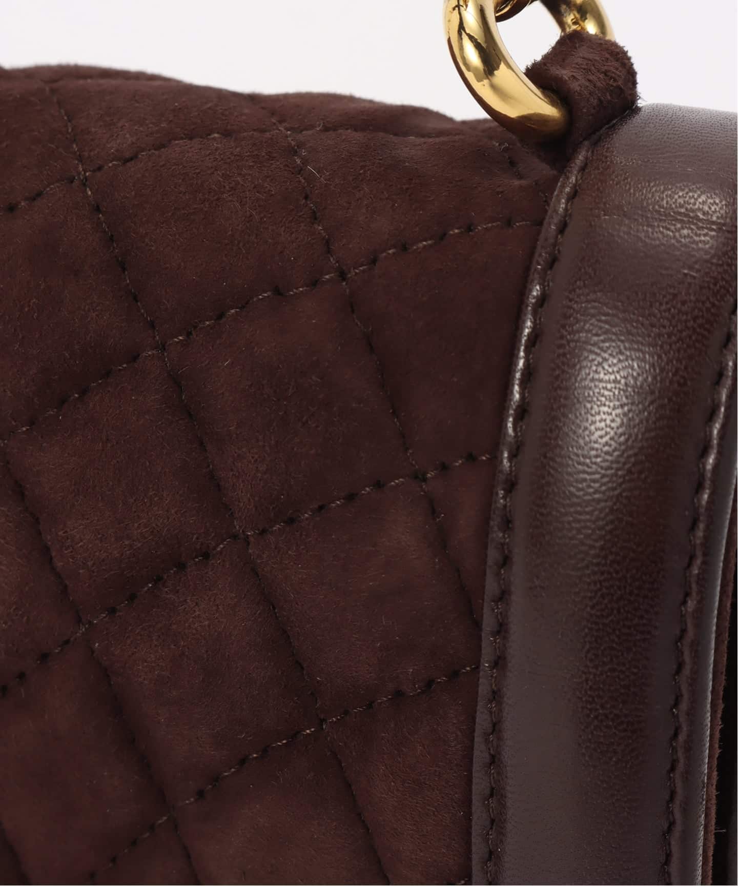 VINTAGE BALLY/バリー】チェーンショルダーバッグ suede（ショルダー