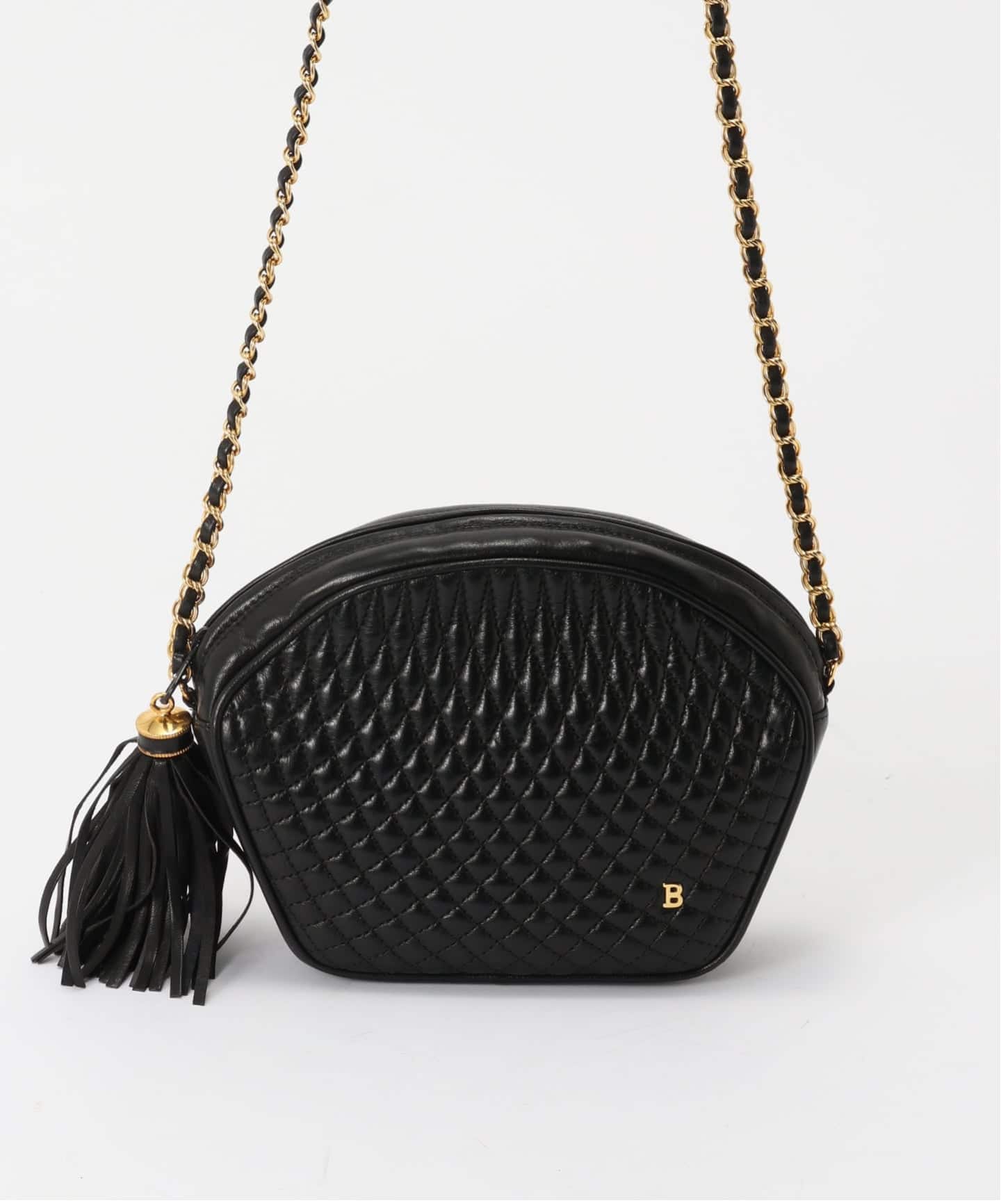 VINTAGE BALLY/バリー】チェーンショルダーバッグ（ショルダーバッグ