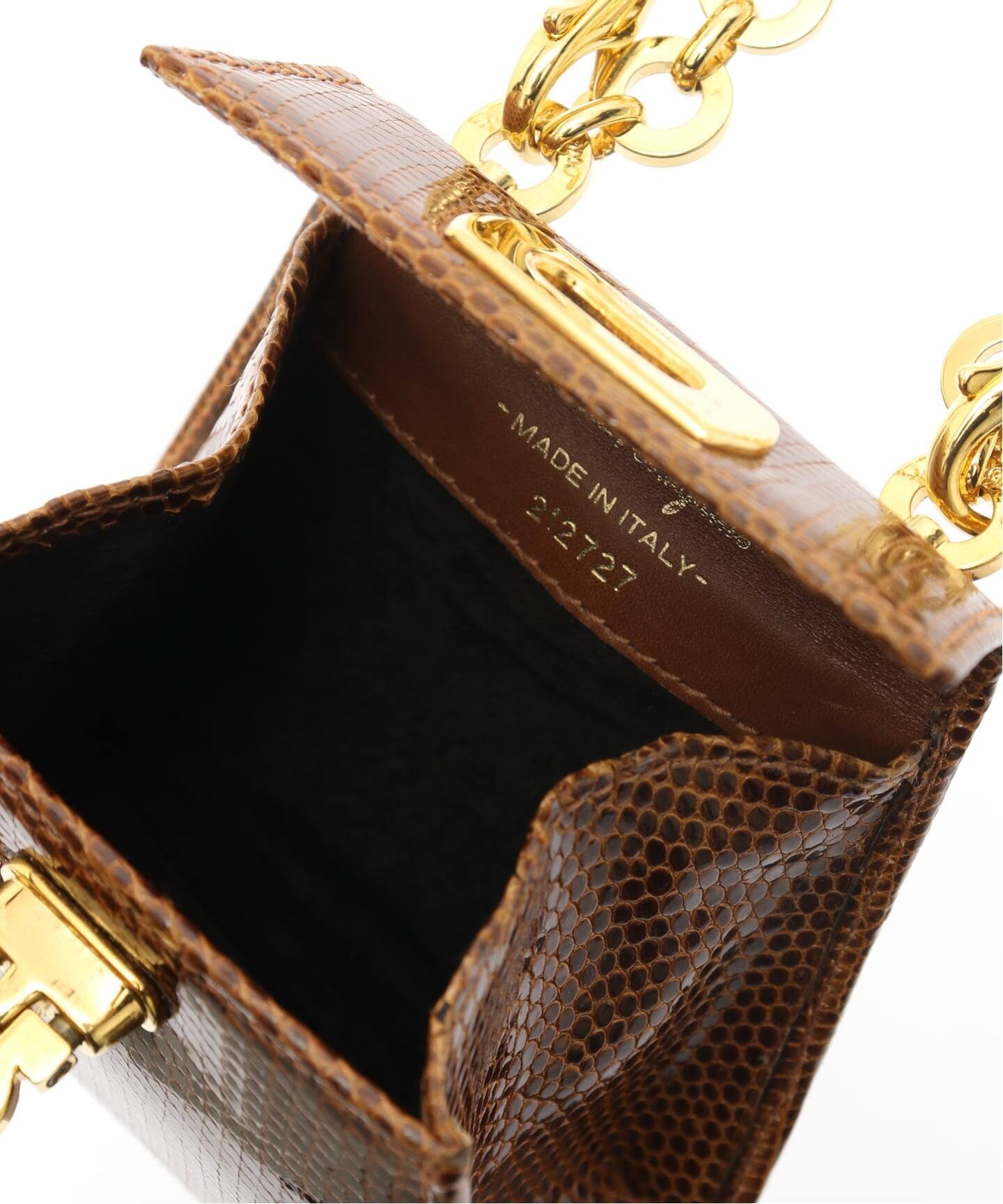 VINTAGE FERRAGAMO/フェラガモ】Gancini ミニ チェーンショルダー