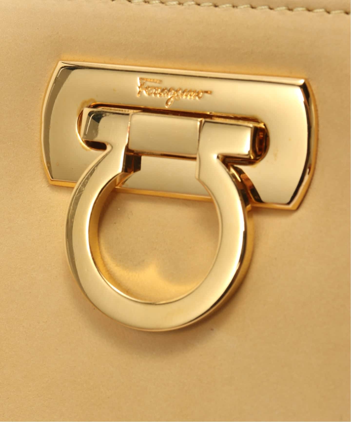 VINTAGE FERRAGAMO/フェラガモ】Gancini ミニ チェーンショルダー