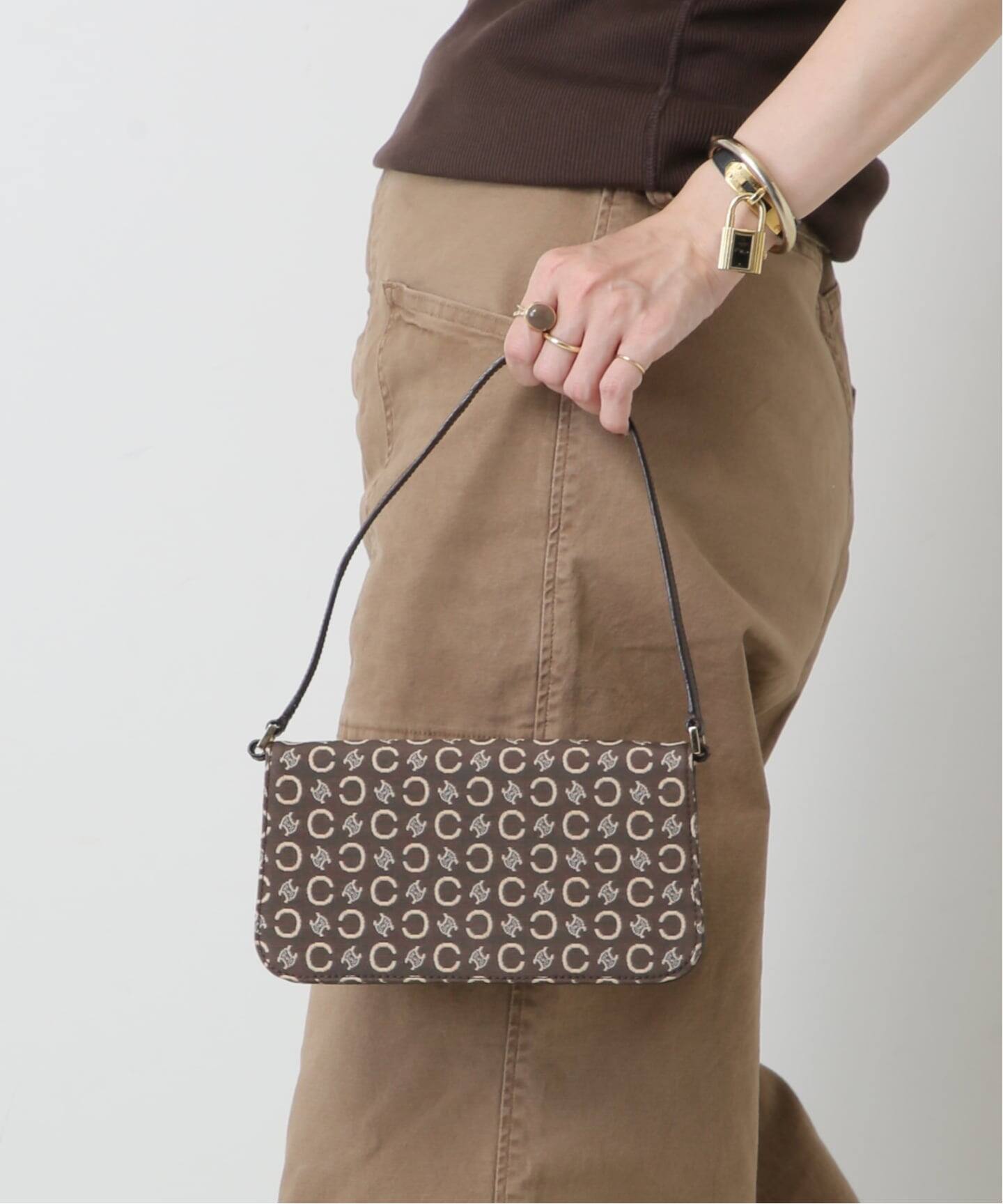 VINTAGE CELINE/セリーヌ】c macadam ショルダーバッグ canvas 