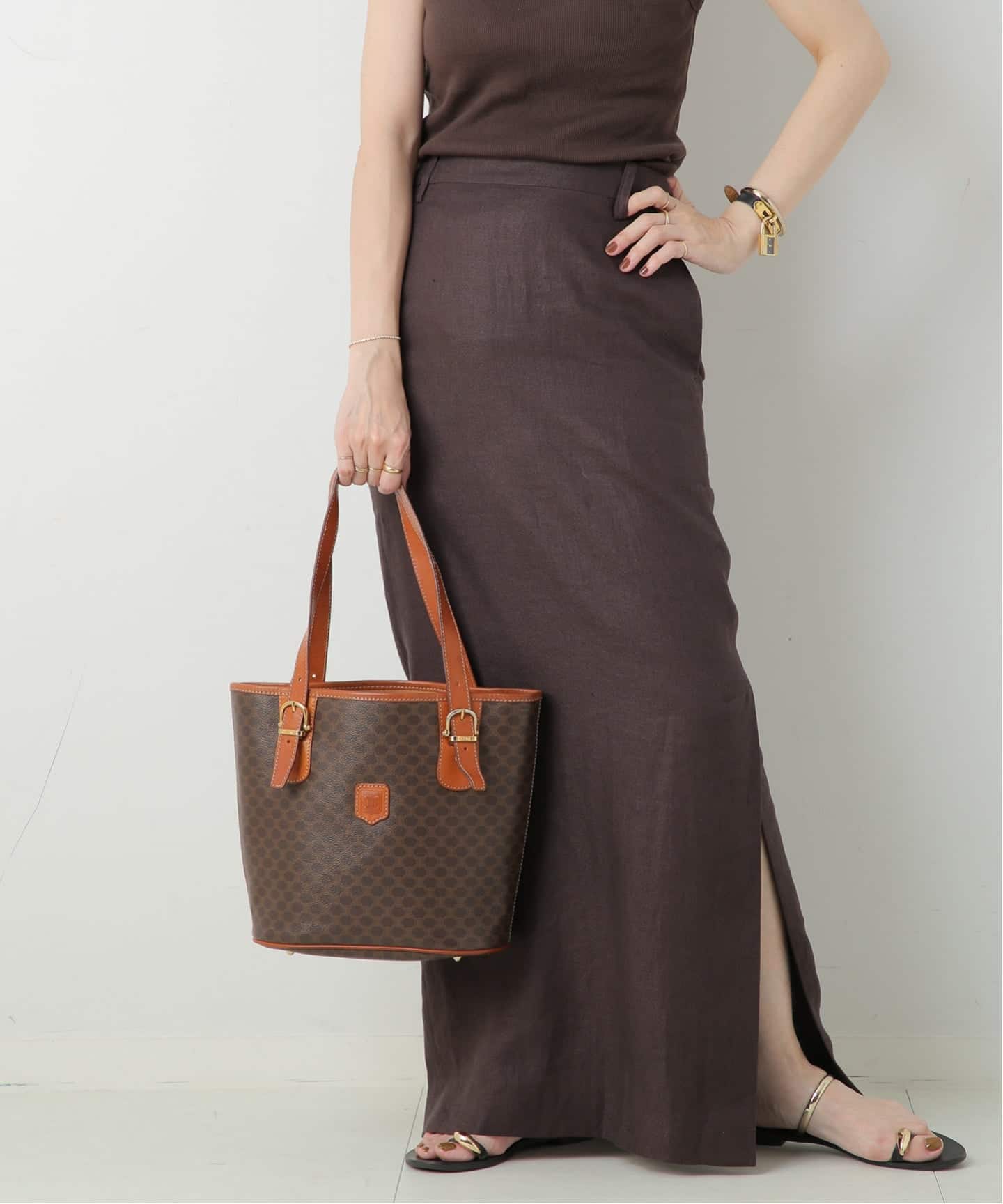 VINTAGE CELINE/セリーヌ】ショルダーバッグ macadam（ショルダー