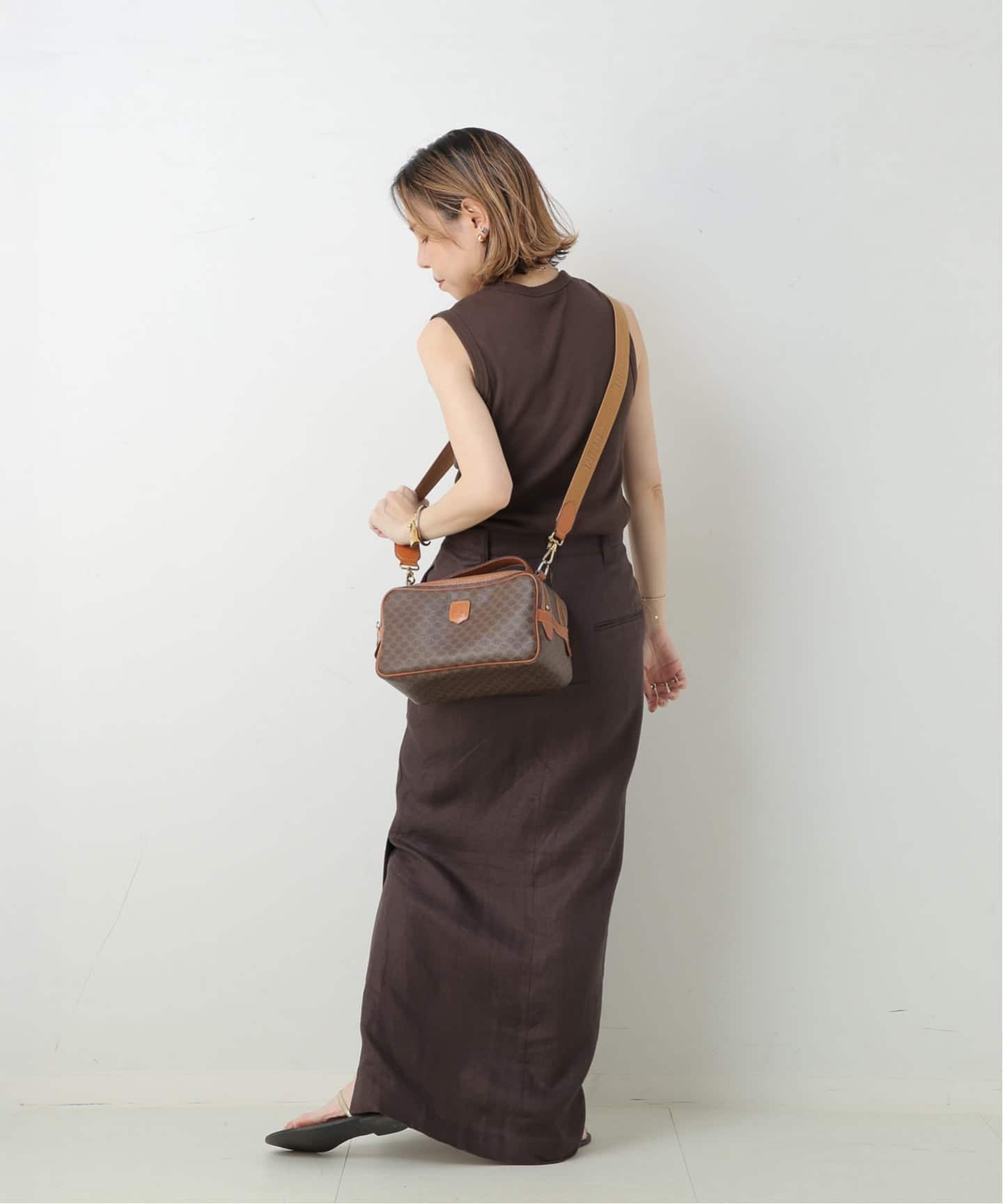 VINTAGE CELINE/セリーヌ】ショルダーバッグ macadam（ショルダー