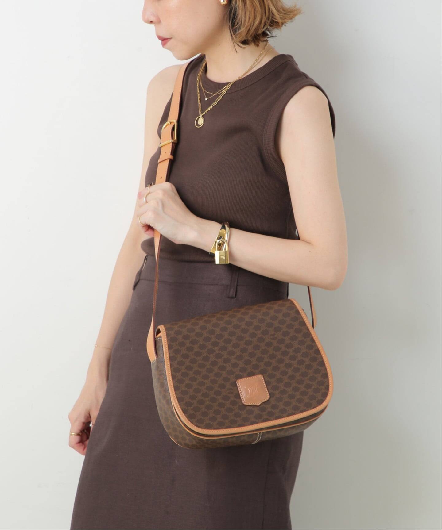 VINTAGE CELINE/セリーヌ】ショルダーバッグ macadam（ショルダー