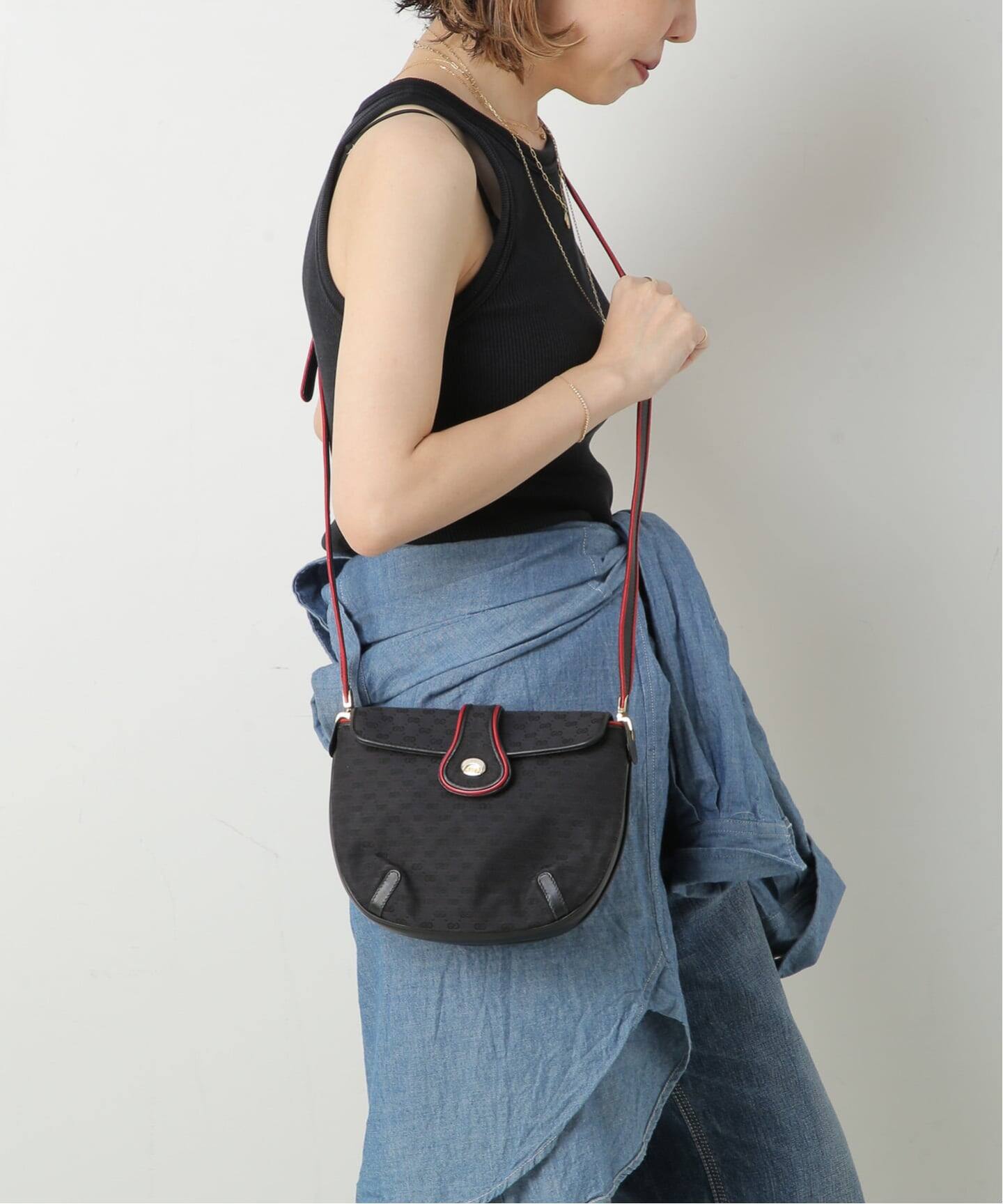 VINTAGE GUCCI/グッチ】ショルダーバッグ micro gg（ショルダーバッグ 