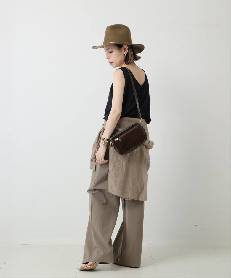 VINTAGE GUCCI/グッチ】ショルダーバッグ square g suede（ショルダー 