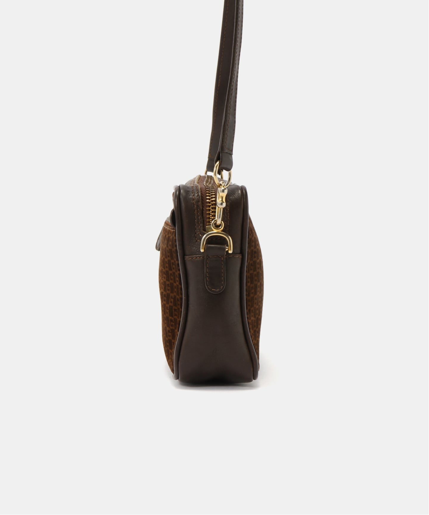 VINTAGE GUCCI/グッチ】ショルダーバッグ square g suede（ショルダー