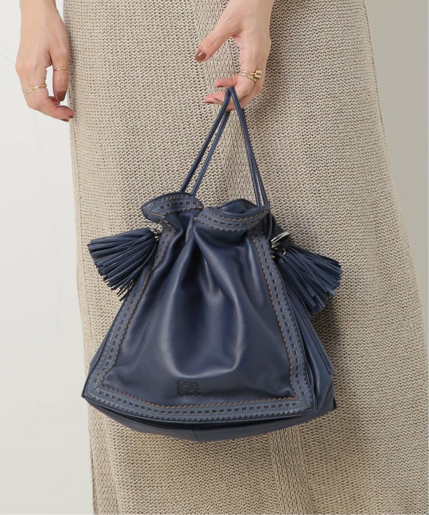 VINTAGE LOEWE/ロエベ】Flamenco ショルダーバッグ（ショルダーバッグ 