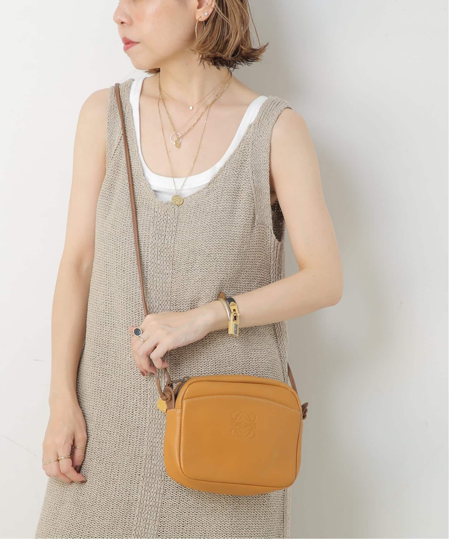 VINTAGE LOEWE/ロエベ】 ショルダーバッグ anagram（ショルダーバッグ