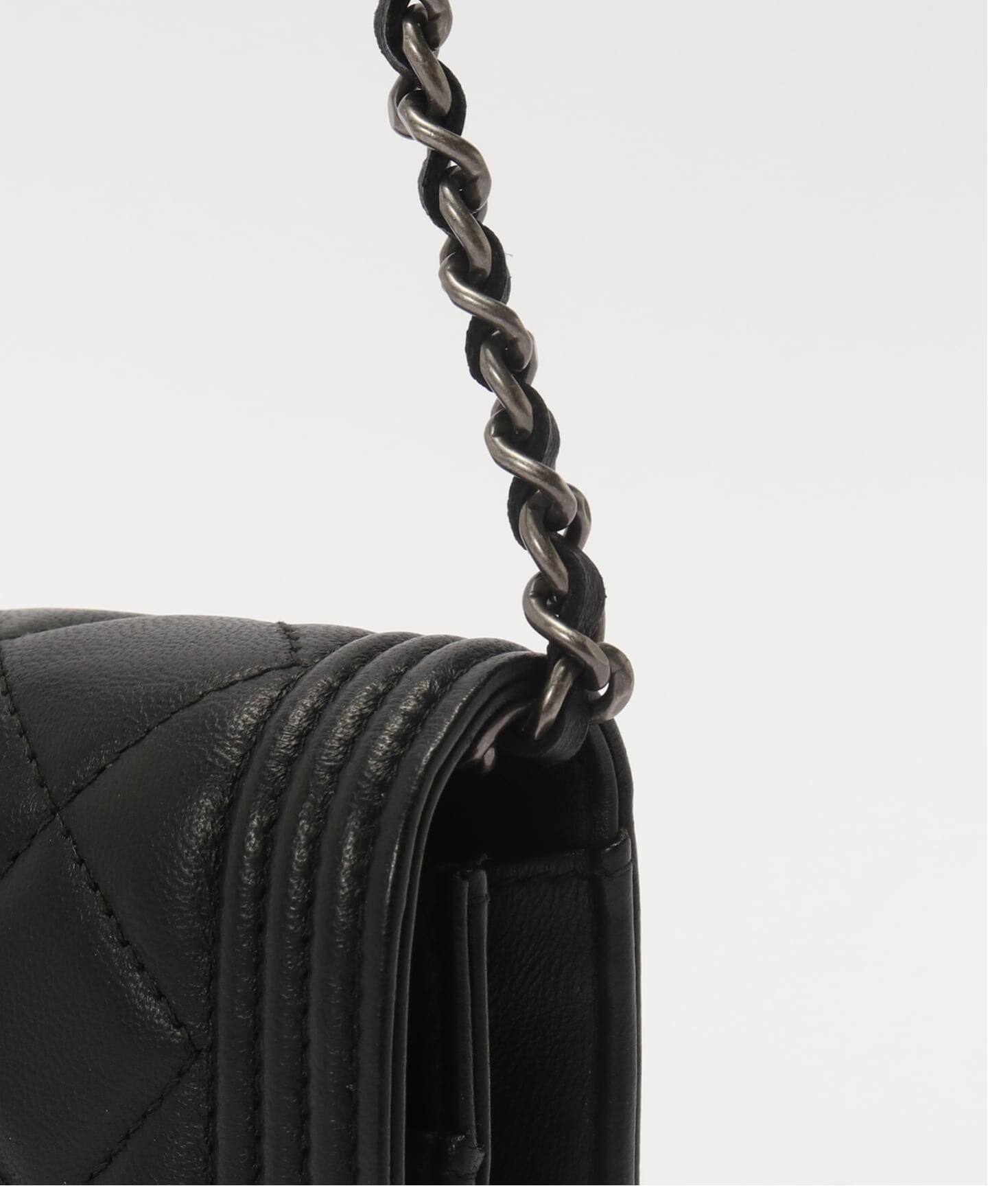 CHANEL/シャネル】 Boy chanel chain wallet（ショルダーバッグ