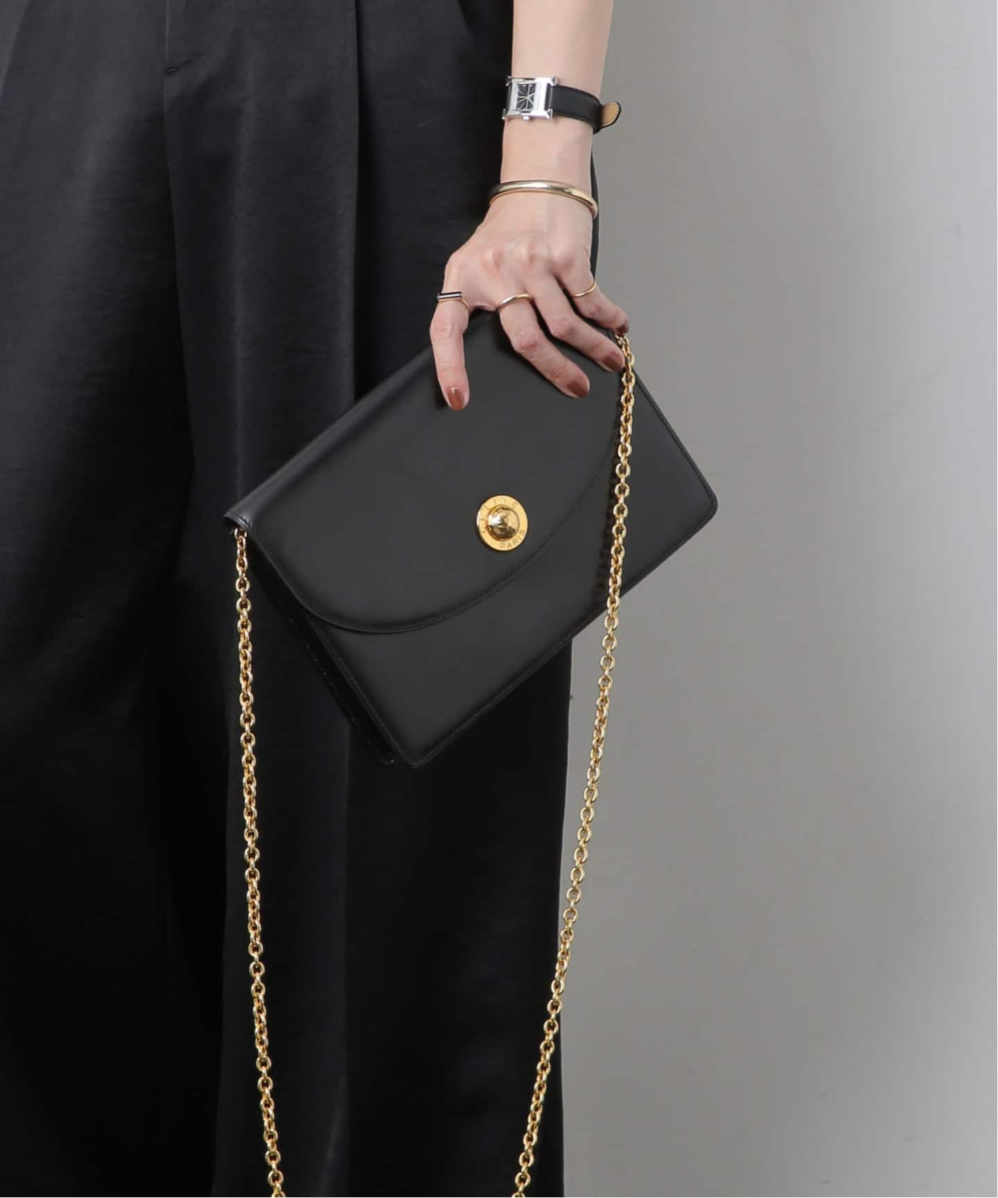 CELINE ショルダーバッグ VINTAGE CELINE/セリーヌ】チェーンショルダーバッグ 2way（ショルダー