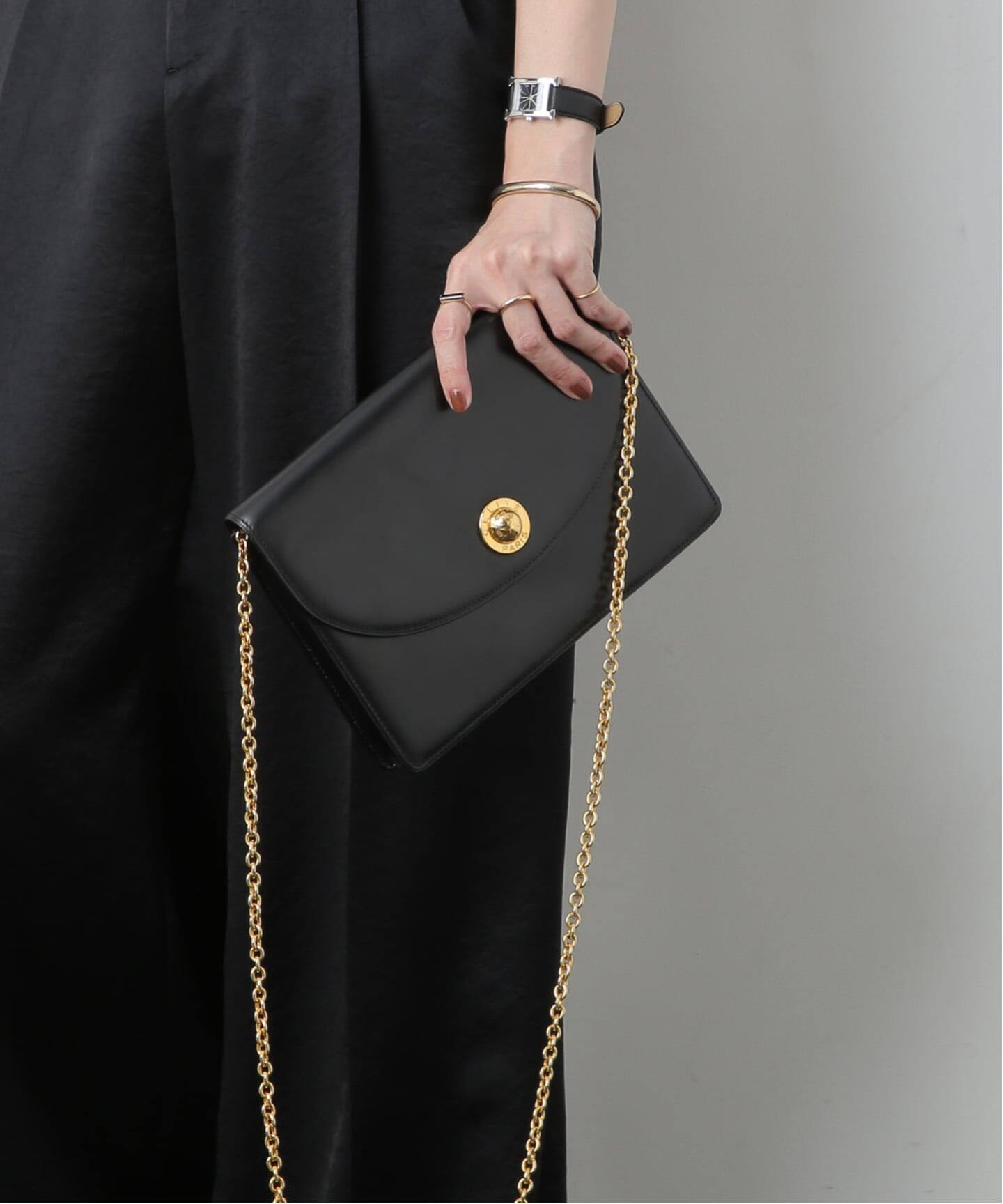 VINTAGE CELINE/セリーヌ】チェーンショルダーバッグ 2way（ショルダー 