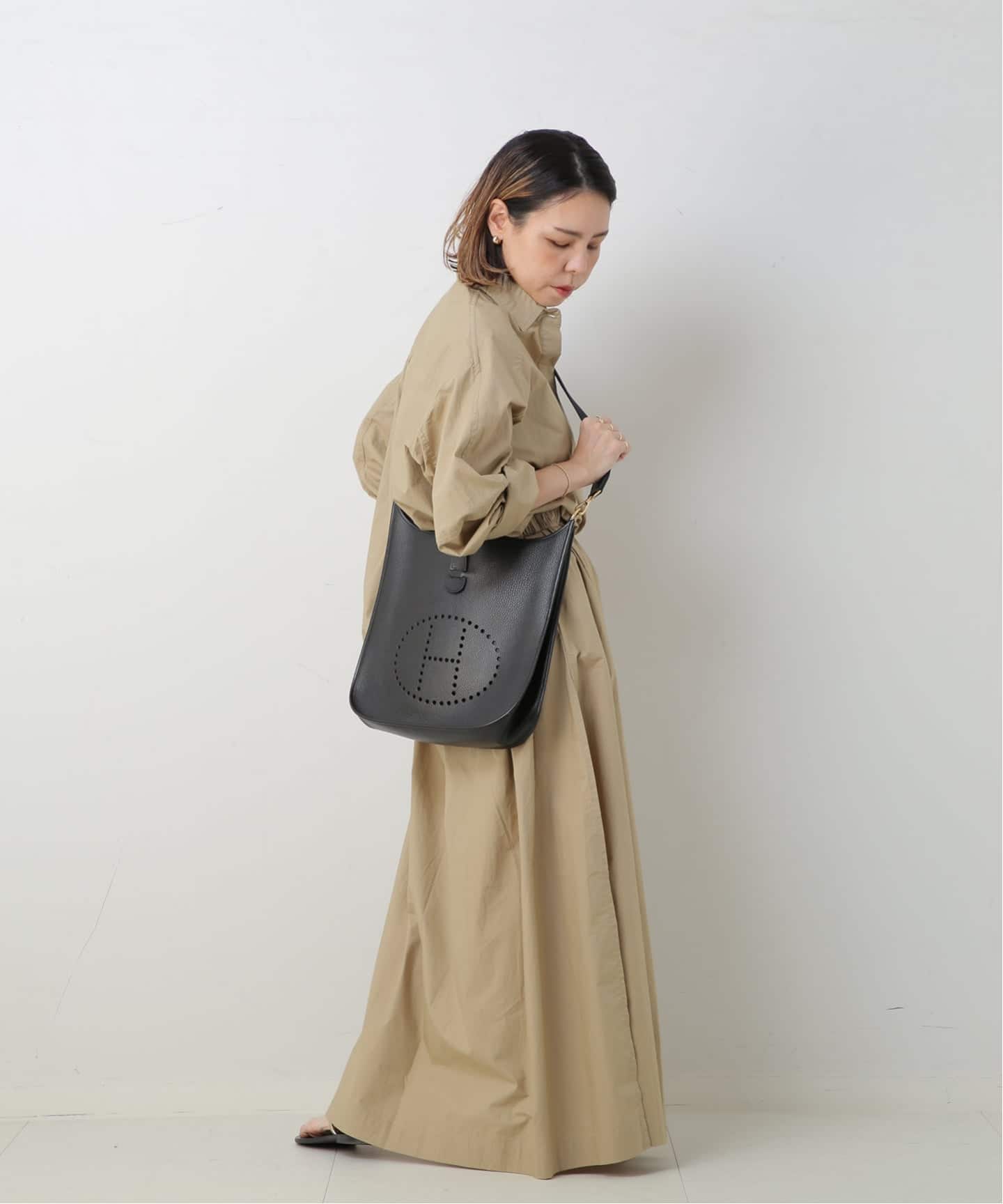 VINTAGE HERMES/エルメス】Evelyne gm（ショルダーバッグ