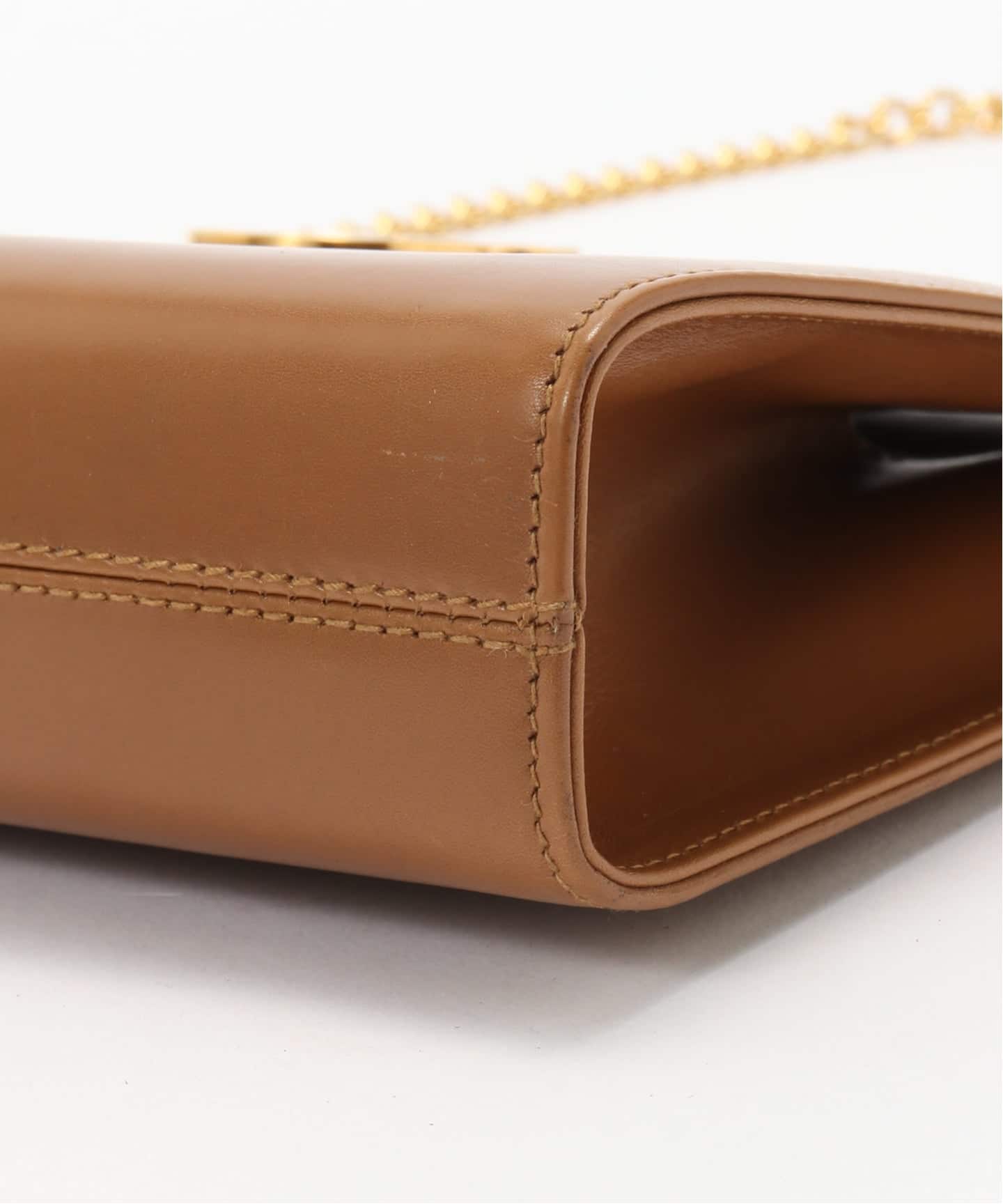 VINTAGE FERRAGAMO/フェラガモ】Gancini チェーンショルダーバッグ