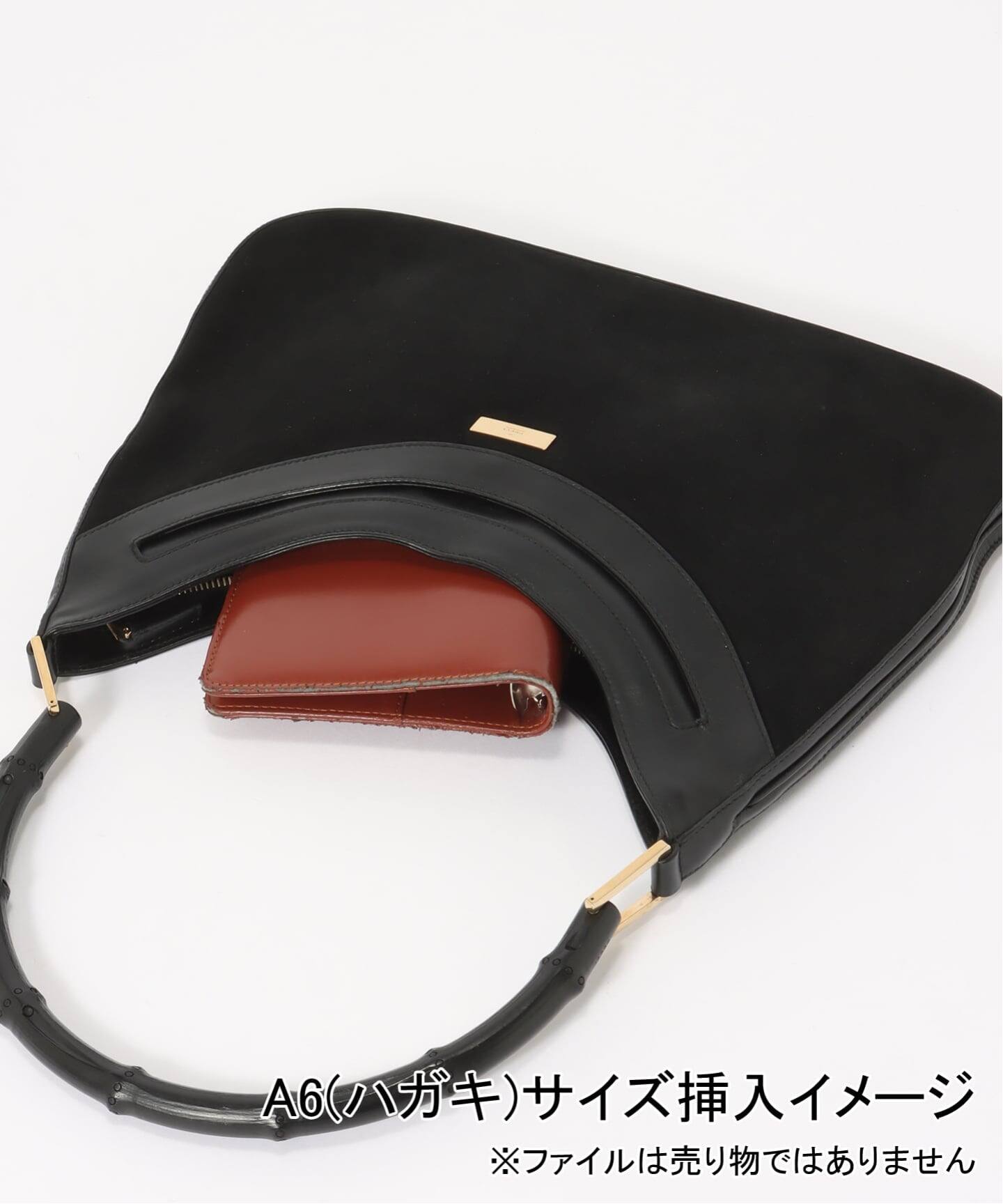 VINTAGE GUCCI/グッチ】Bamboo ショルダーバッグ suede（ショルダー