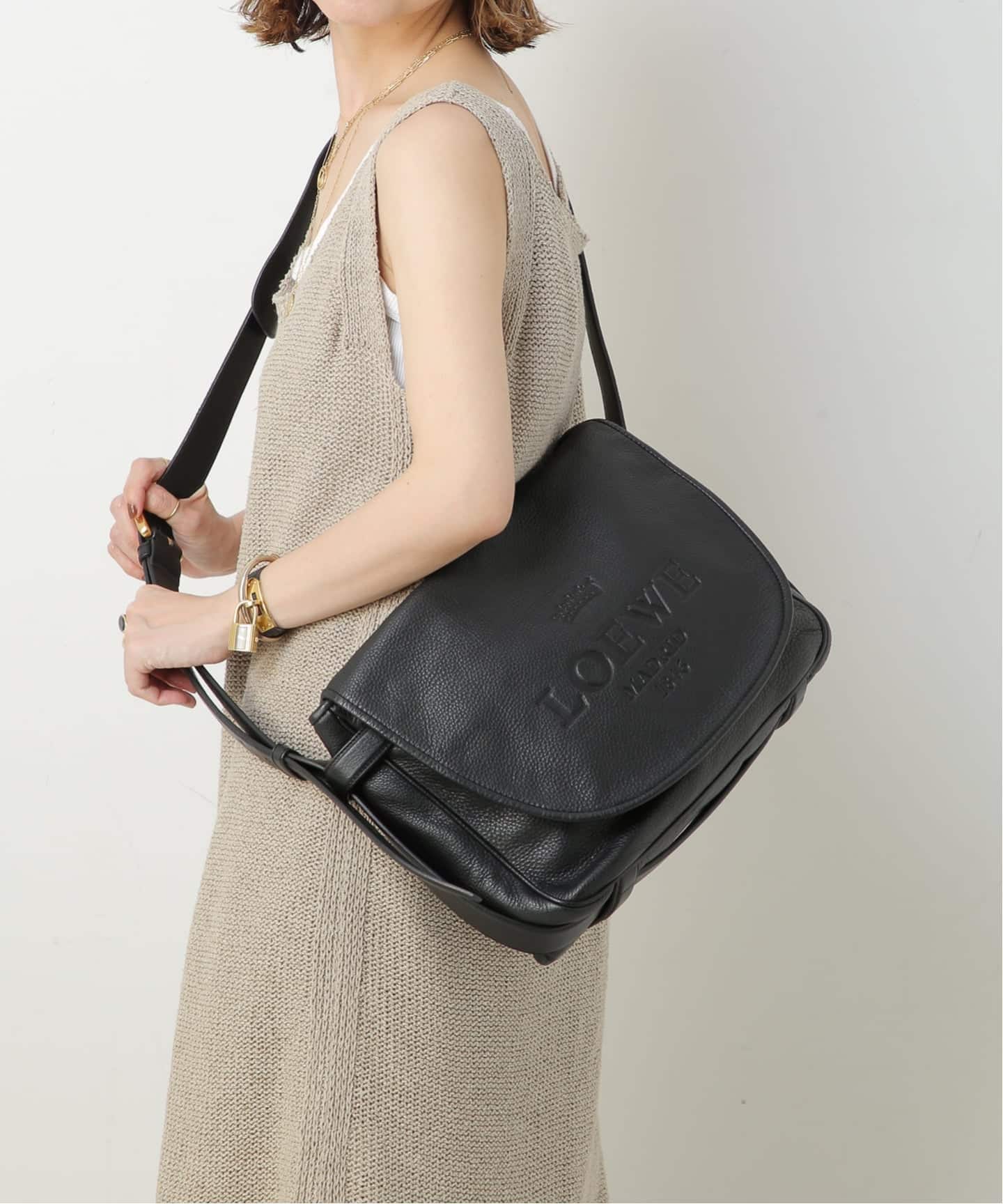VINTAGE LOEWE/ロエベ】Heritage ショルダーバッグ（ショルダーバッグ