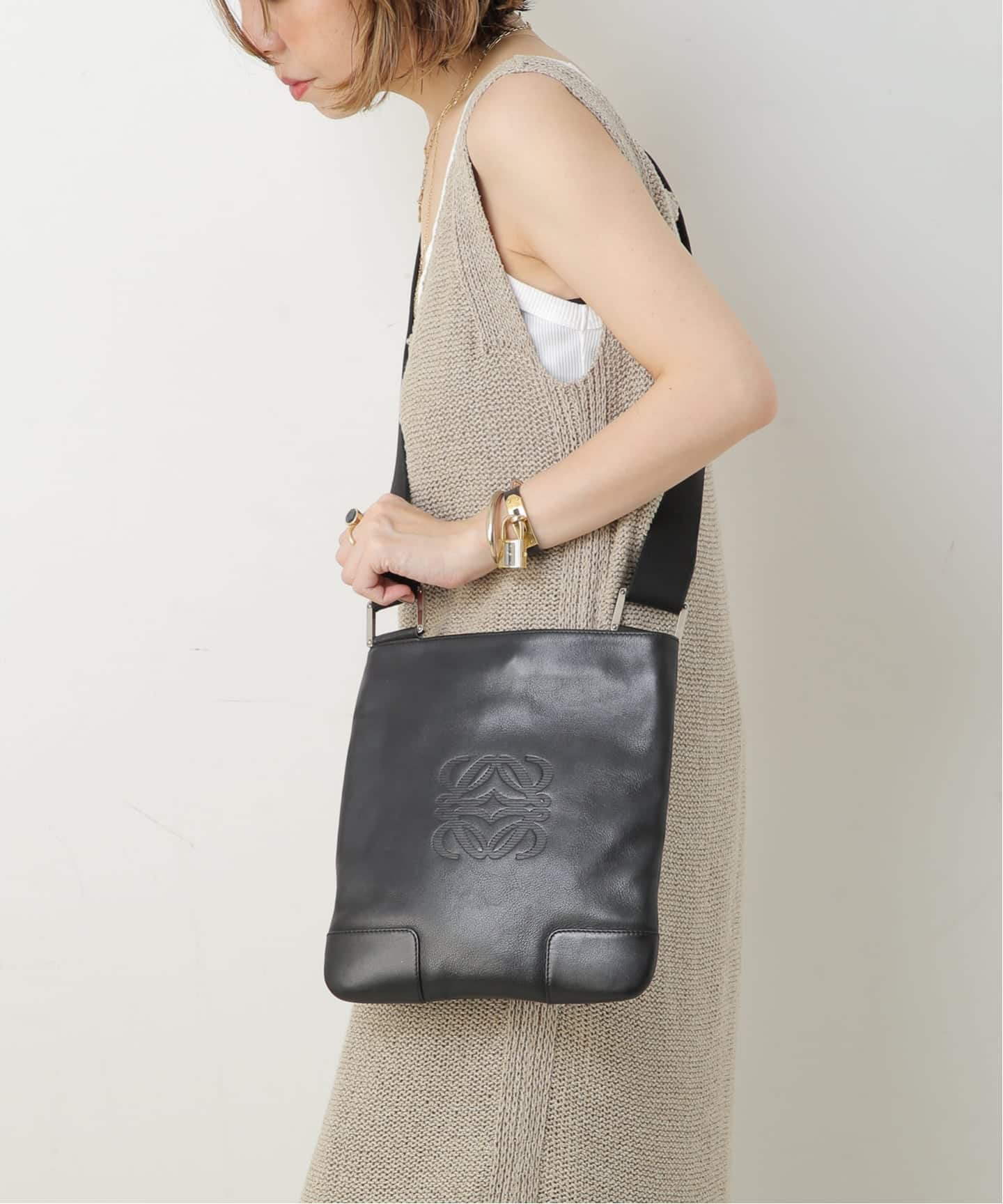 VINTAGE LOEWE/ロエベ】ショルダーバッグ anagram（ショルダーバッグ