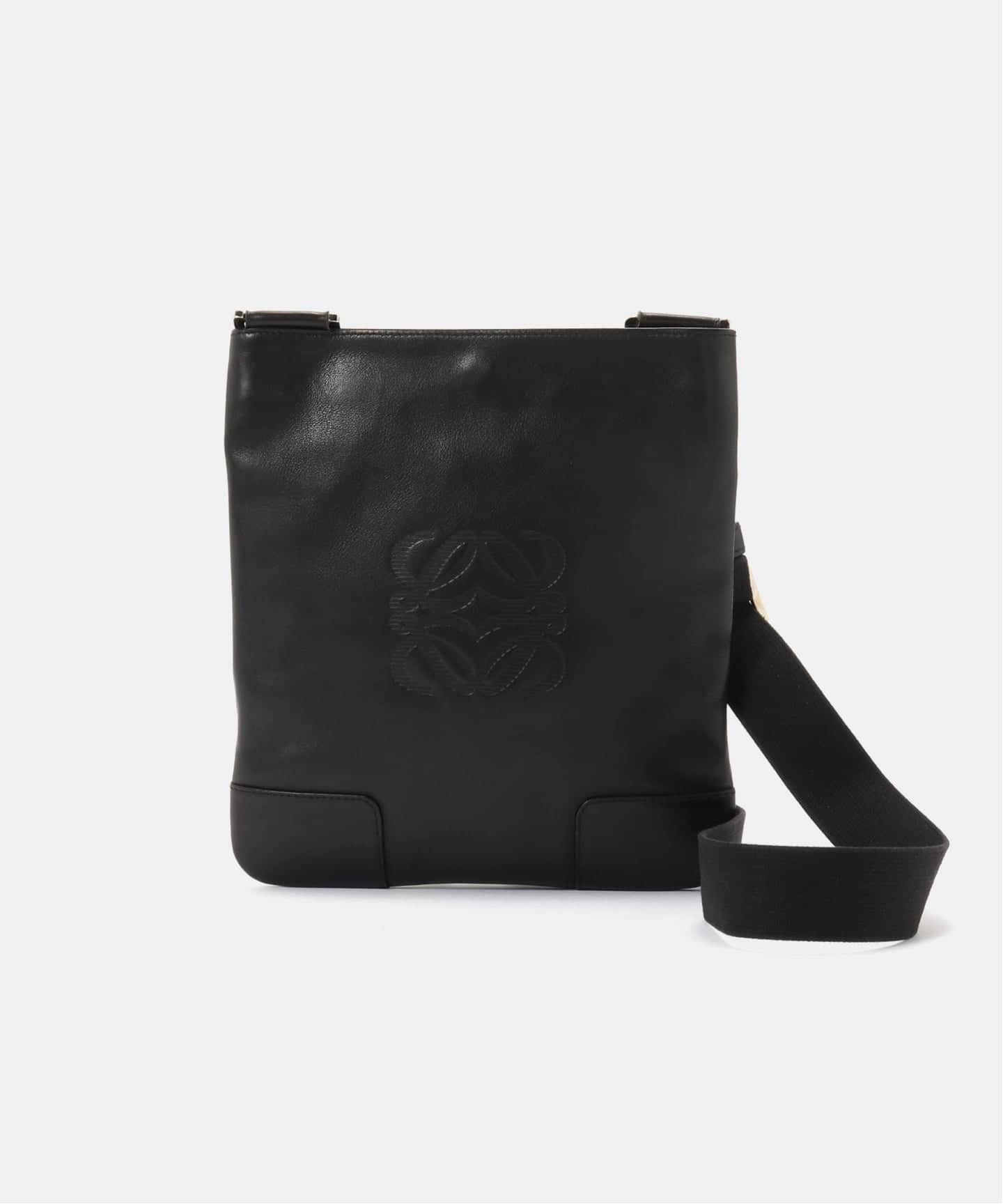 LOEWE アナグラム ショルダーバッグ 黒 ビンテージ VINTAGE LOEWE/ロエベ】ショルダーバッグ anagram（ショルダーバッグ