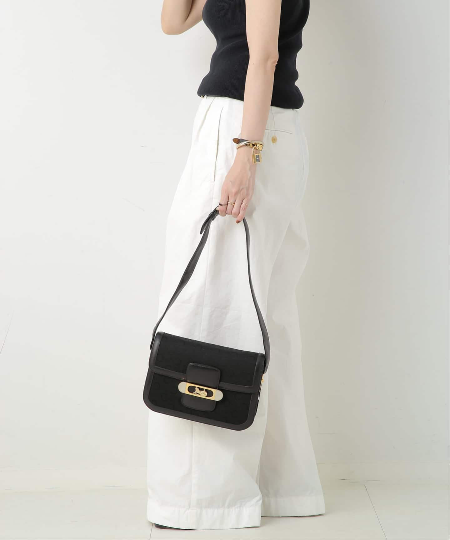 VINTAGE CELINE/セリーヌ】ショルダーバッグ c macadam（ショルダー