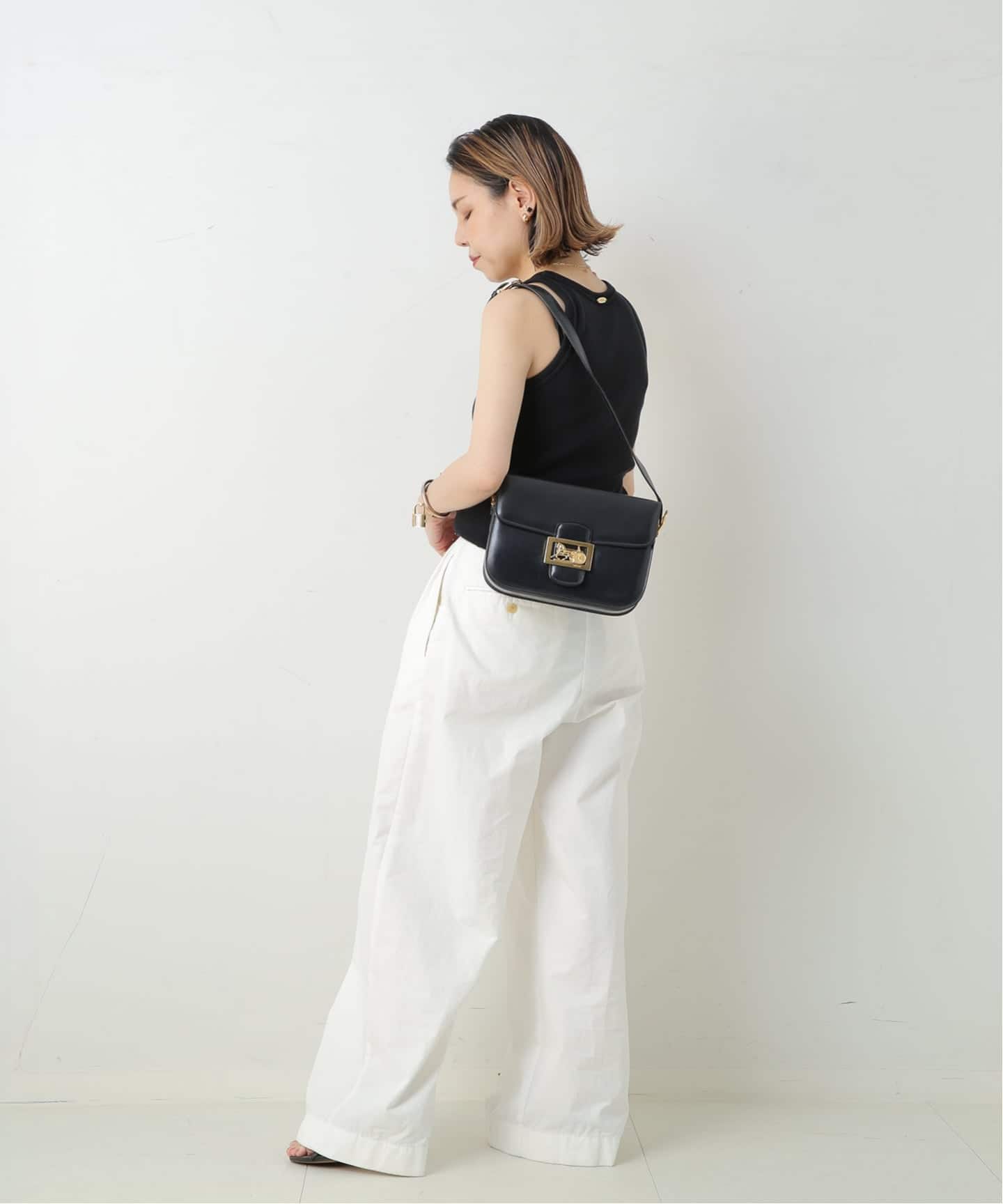 VINTAGE CELINE/セリーヌ】ショルダーバッグ horse carriage