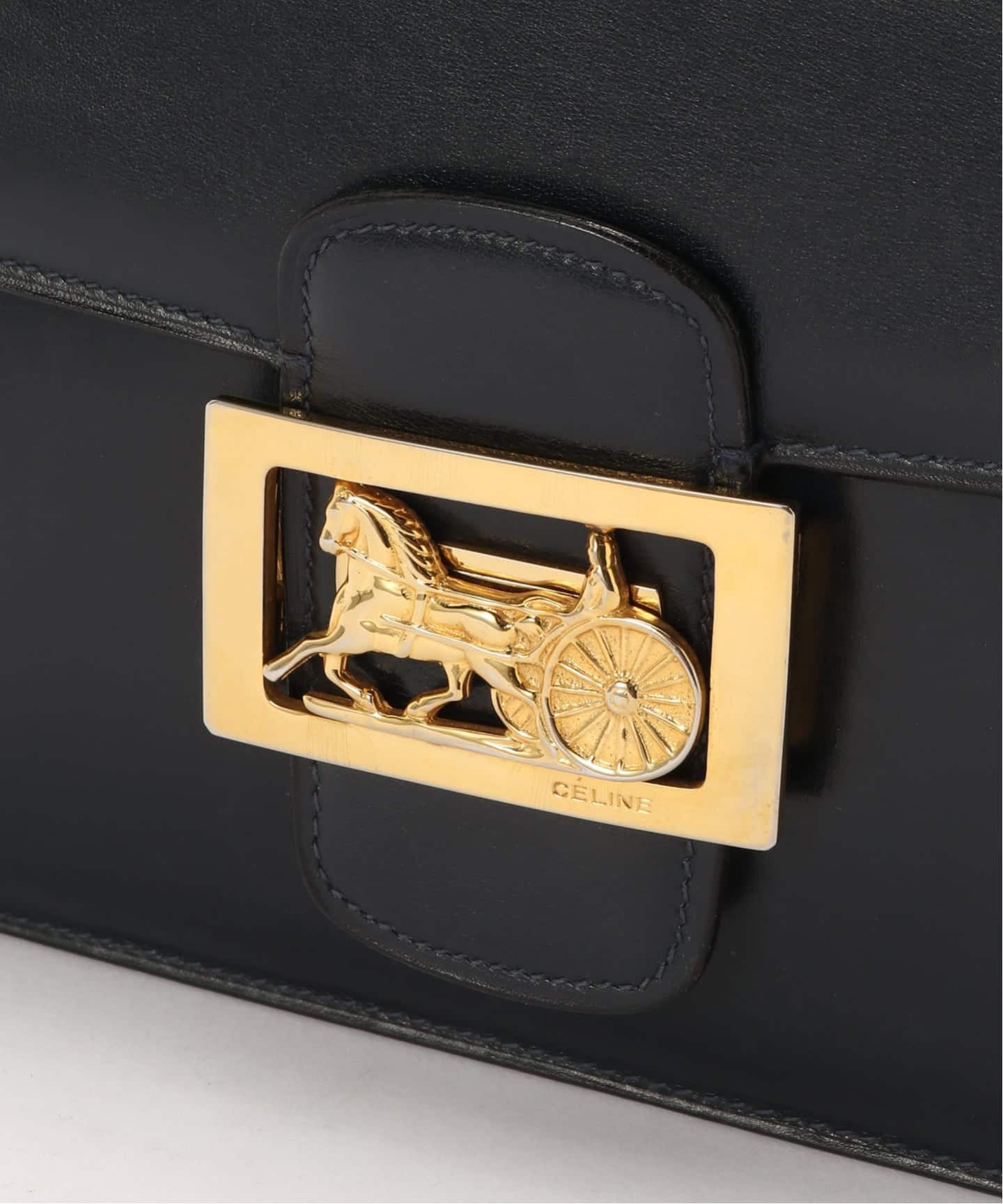 VINTAGE CELINE/セリーヌ】ショルダーバッグ horse carriage