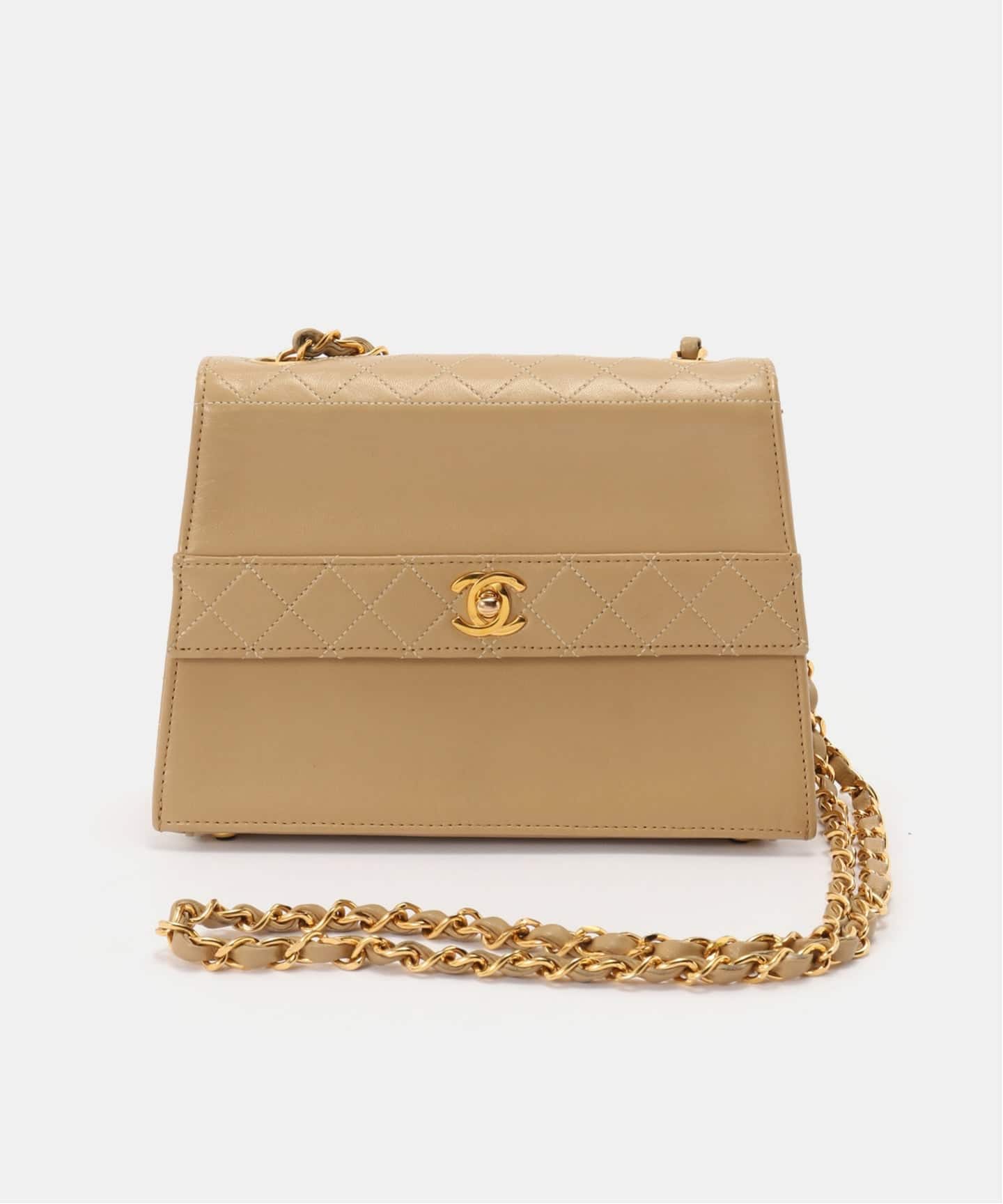 VINTAGE CHANEL/シャネル】Matelasse チェーンショルダーバッグ