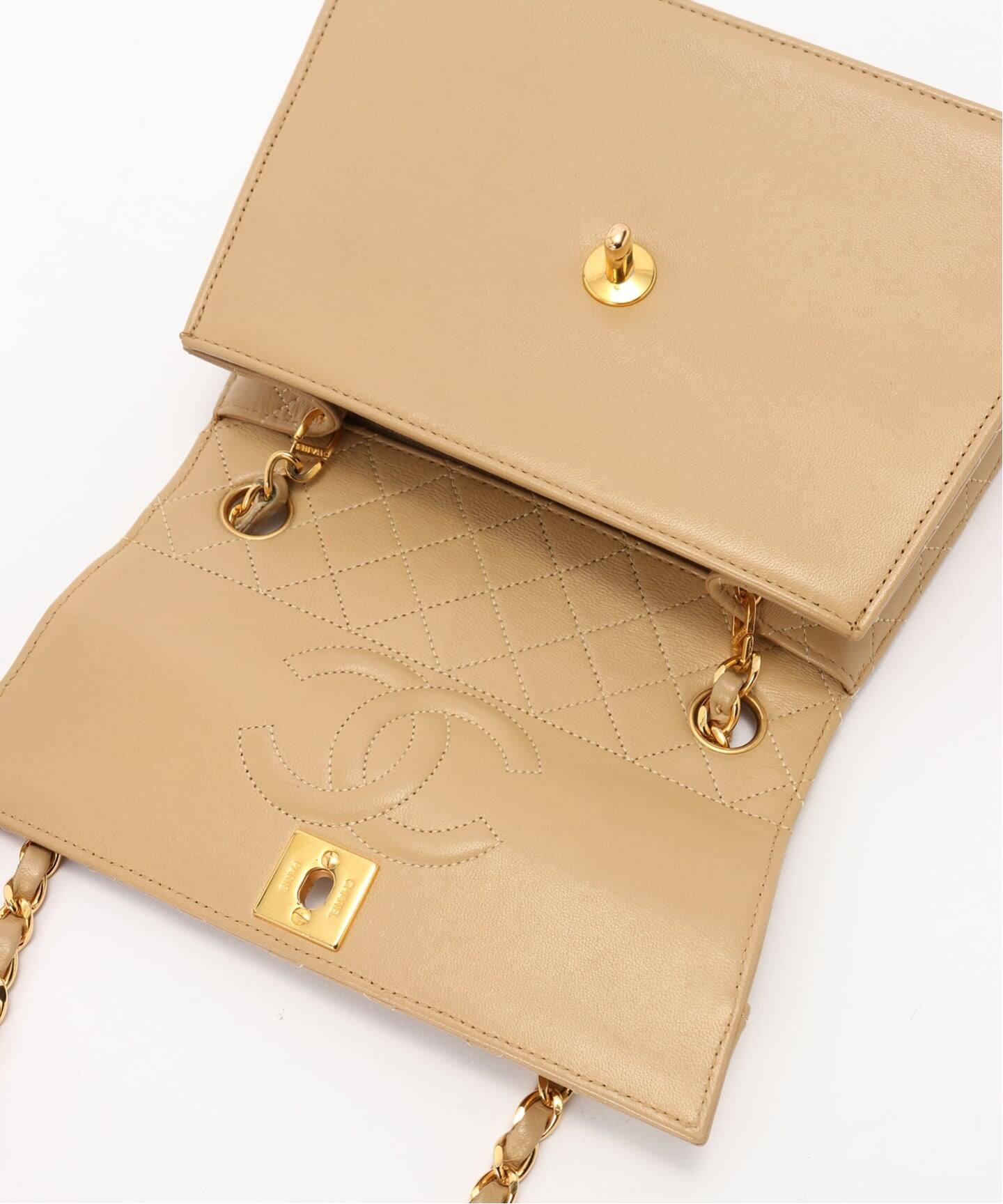 VINTAGE CHANEL/シャネル】Matelasse チェーンショルダーバッグ